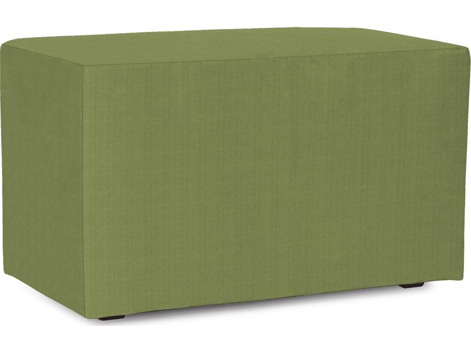 Howard Elliott Outdoor Patio Seascape Moss Resin Cushion Bench