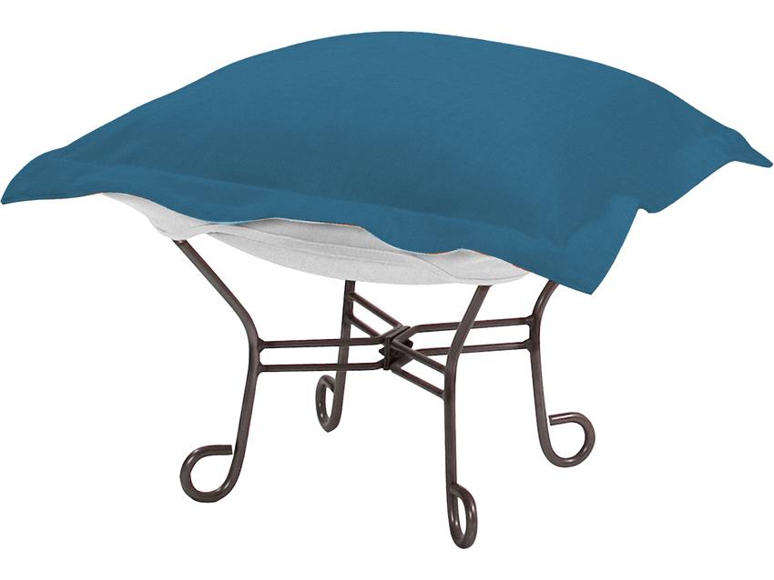 Howard Elliott Outdoor Patio Titanium Cushion Lounge Chair