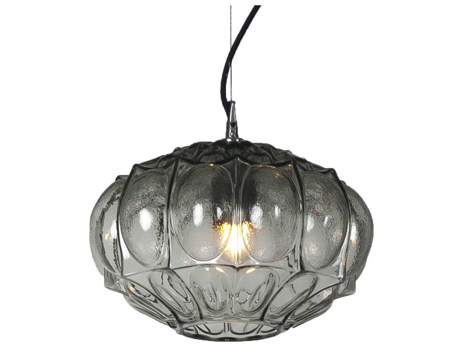 Karman Ginger 1 - Light Glass LED Outdoor Hanging Light