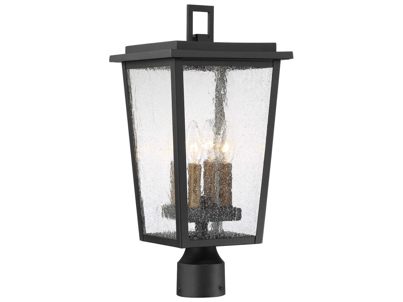 Minka Lavery Cantebury 4 - Light Glass Outdoor Post Light