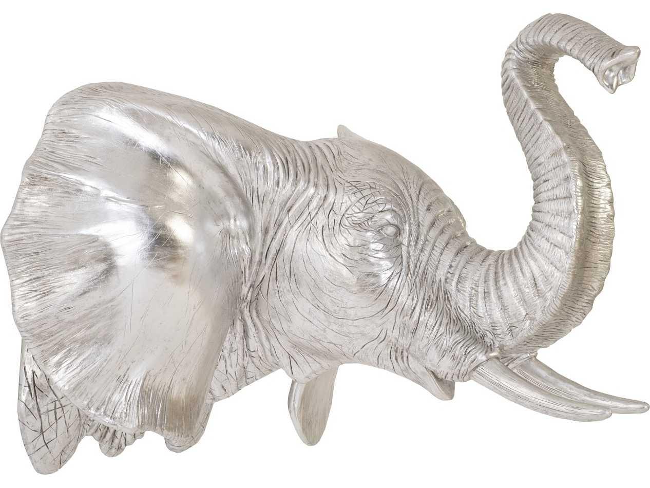 Phillips Collection Silver Leaf Elephant Wall Art
