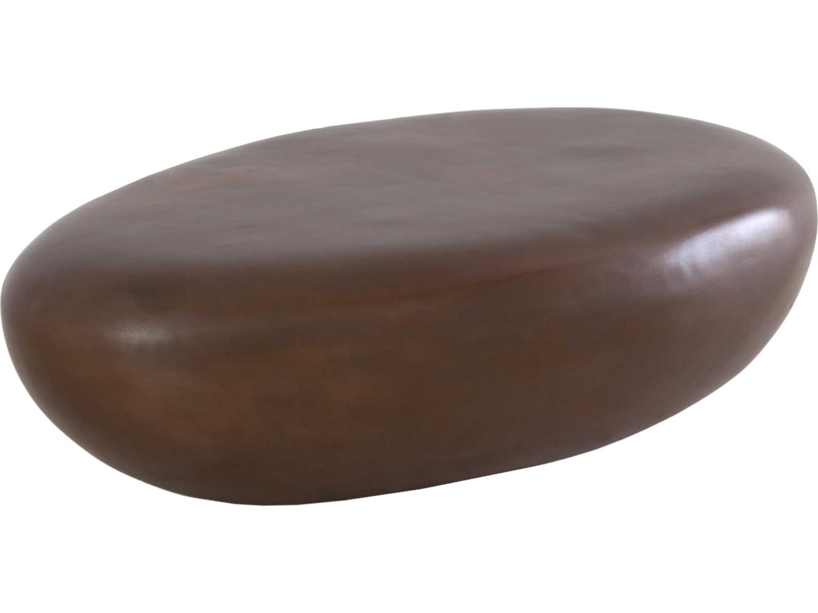 Phillips Collection River Stone Bronze Coffee Table