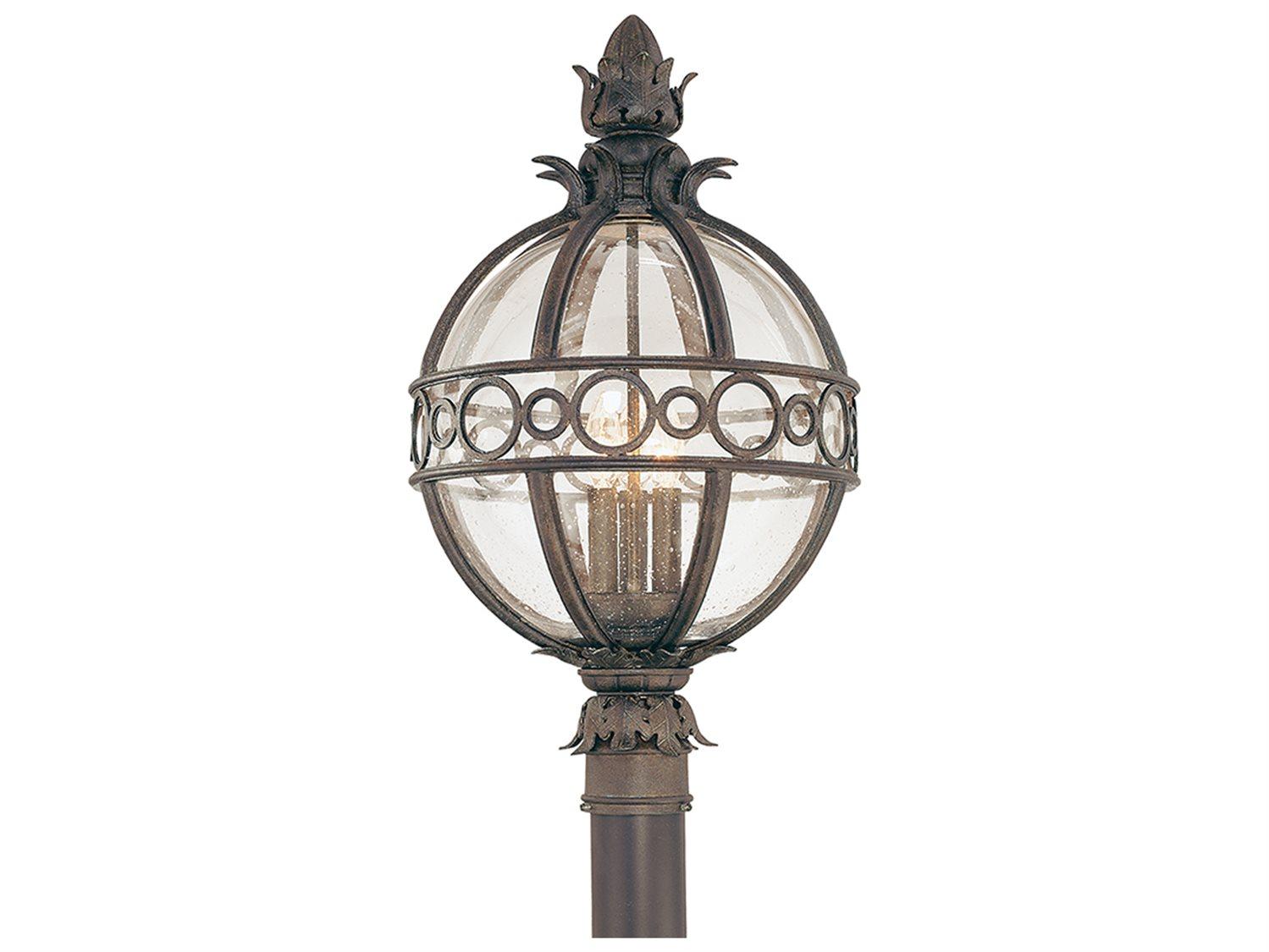 Troy Lighting Campanile 3-Light Outdoor Post Light