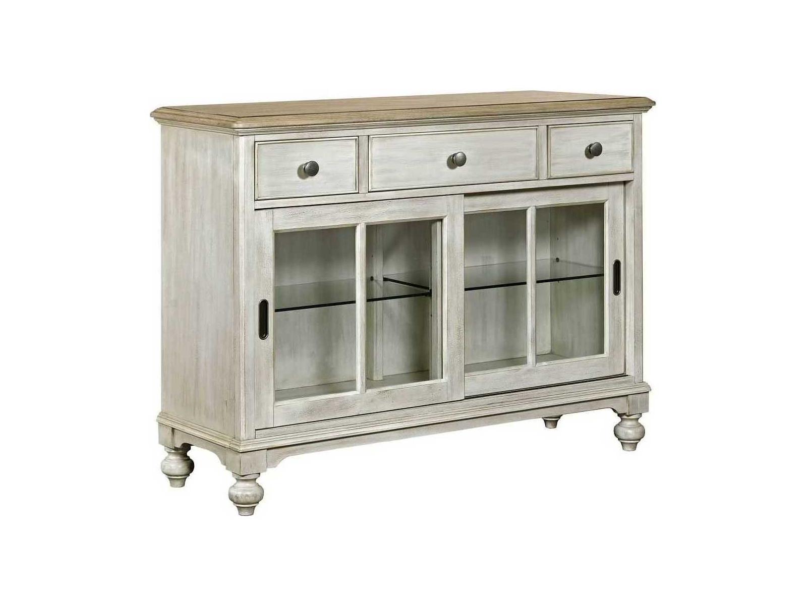 American Drew Litchfield 54" Hardwood Sun Washed Sideboard