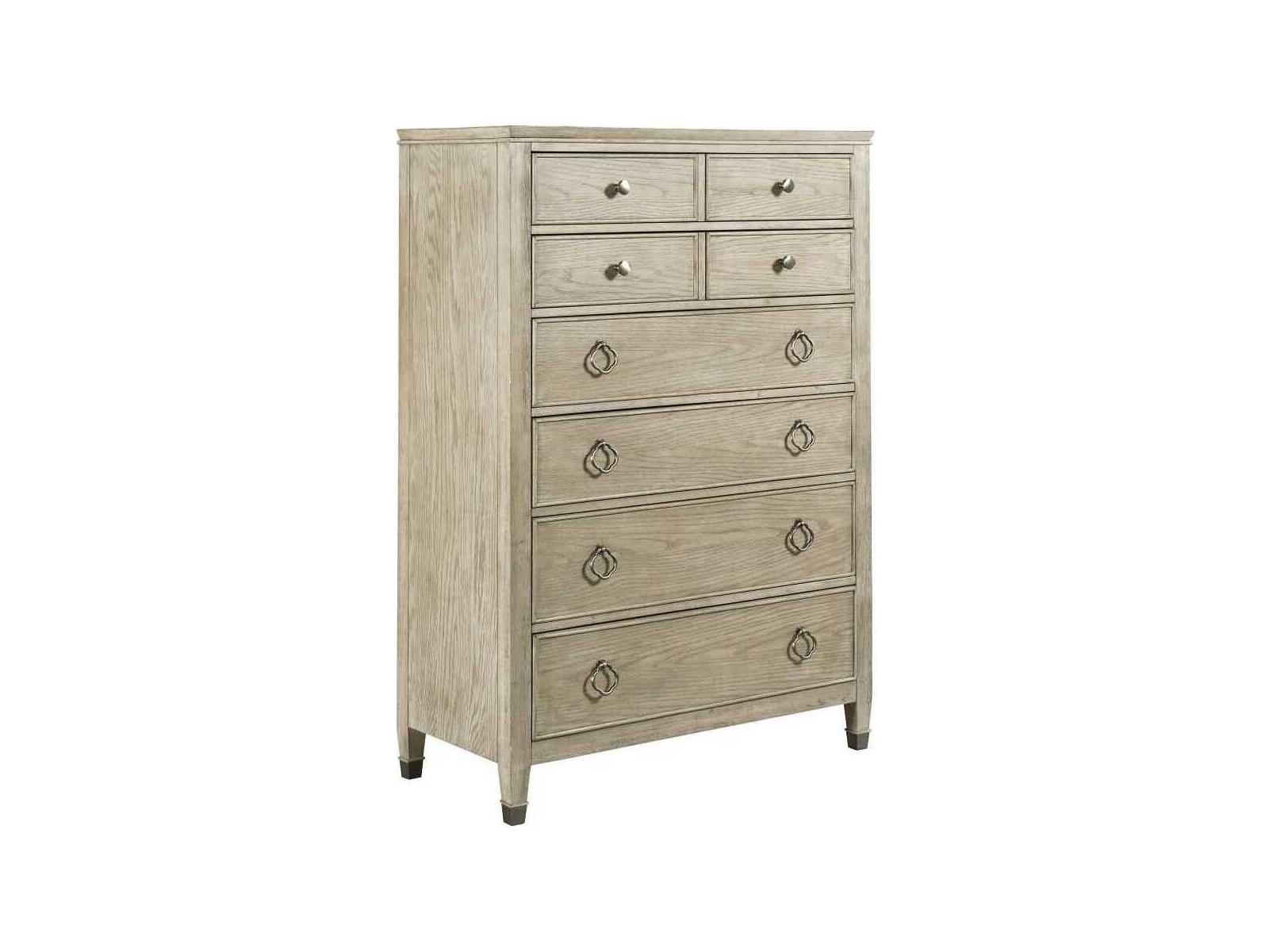 American Drew Vista Midland Oyster Brown Hardwood Accent Chest