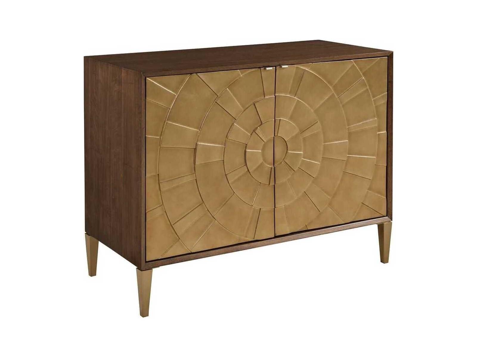 American Drew Vantage Norwalk Amaretto Gold Hardwood Accent Chest