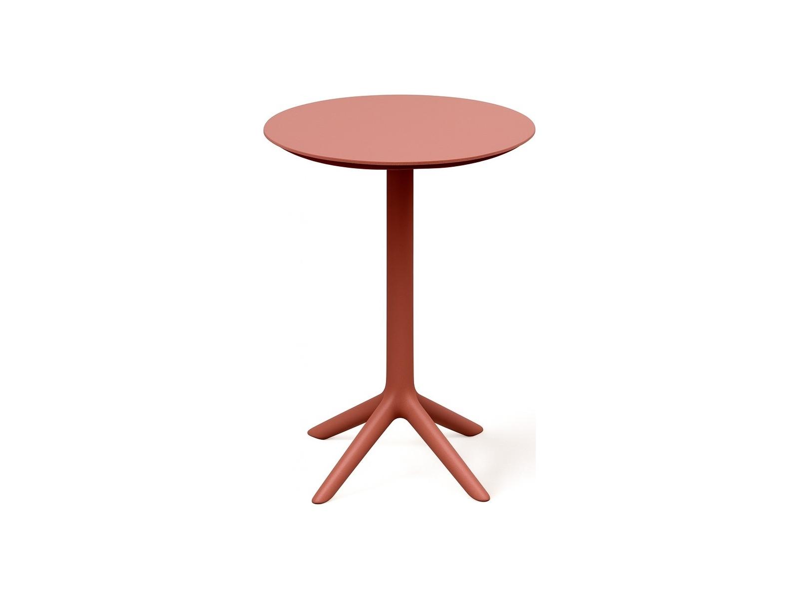 Alfresco Home Mattone Recycled Plastic Round Bistro Table