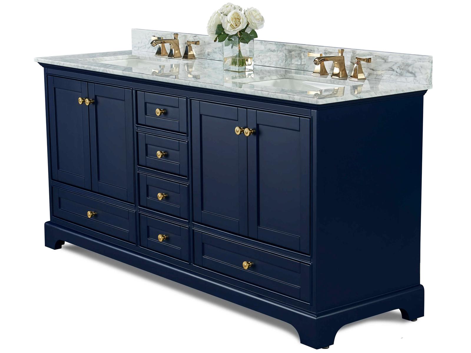 Ancerre Designs Audrey Heritage Blue 72" Vanity