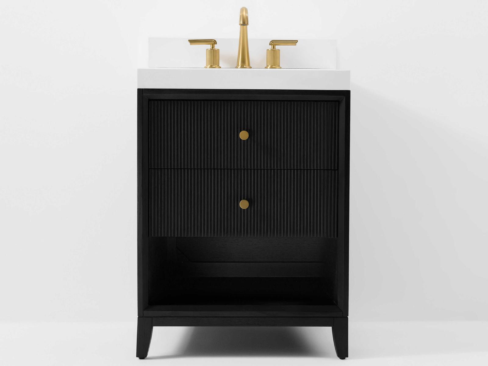 Ancerre Designs Momo Black Oak 24" Vanity