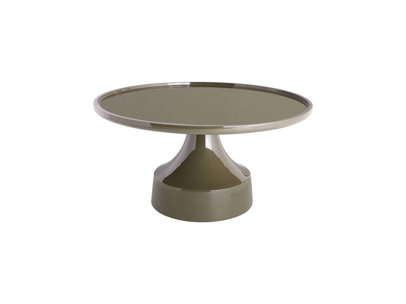 Arteriors Home Round Fiberglass Dark Moss Joelie Coffee Table