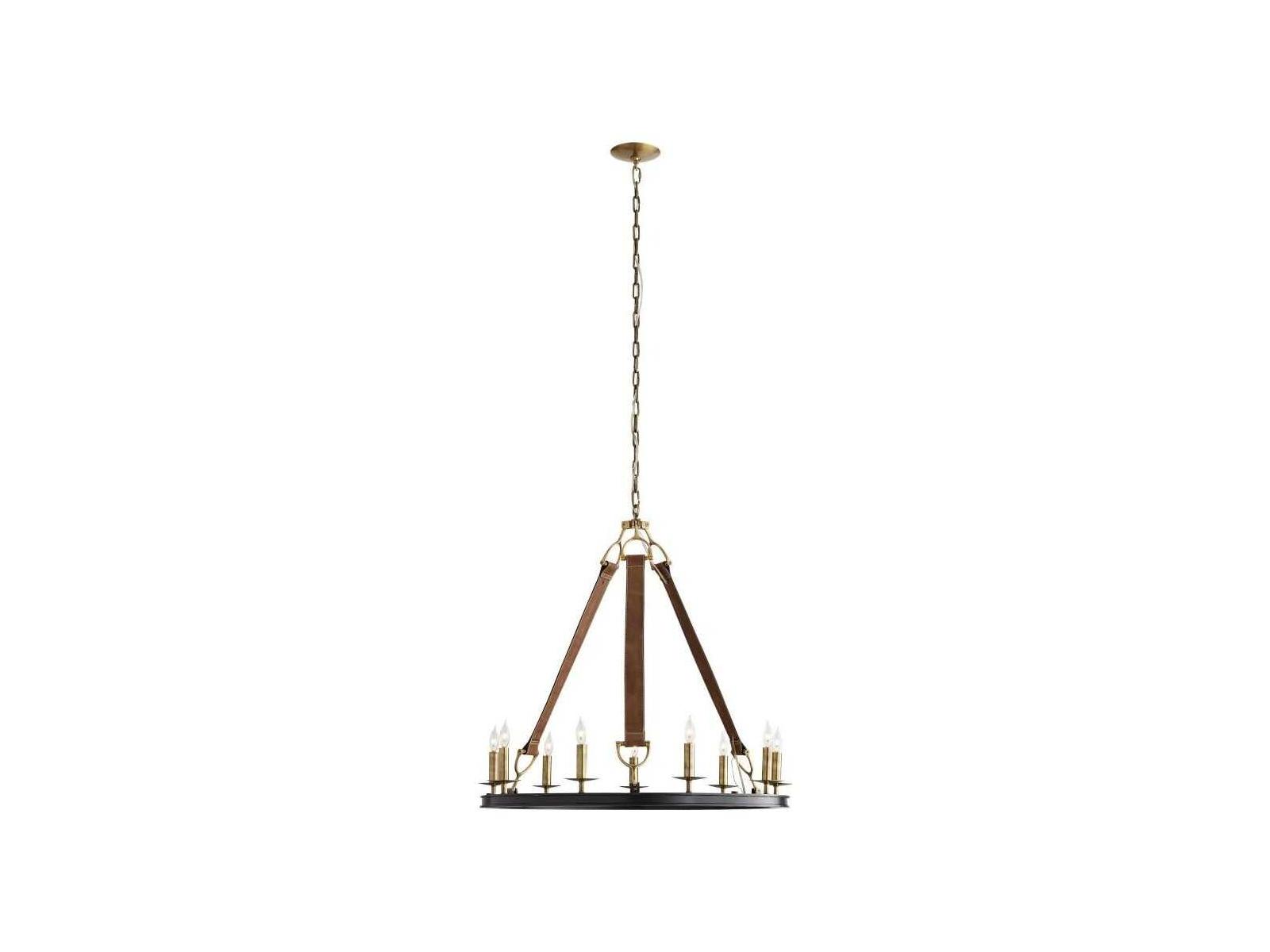 Arteriors Home Chaney 9-Light Bronze Candelabra Chandelier