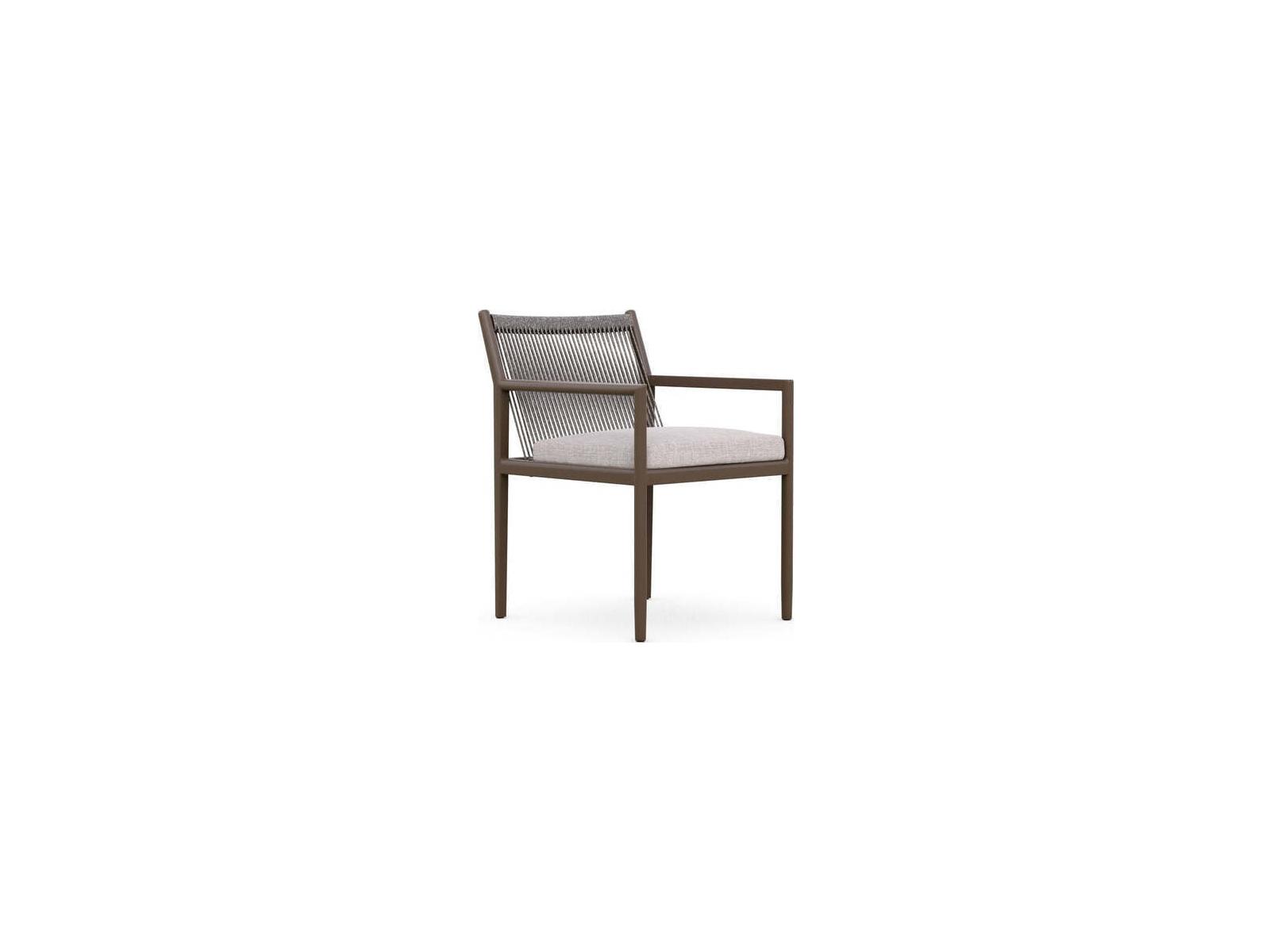 Azzurro Living Madeira Aluminum Rope Dining Chair