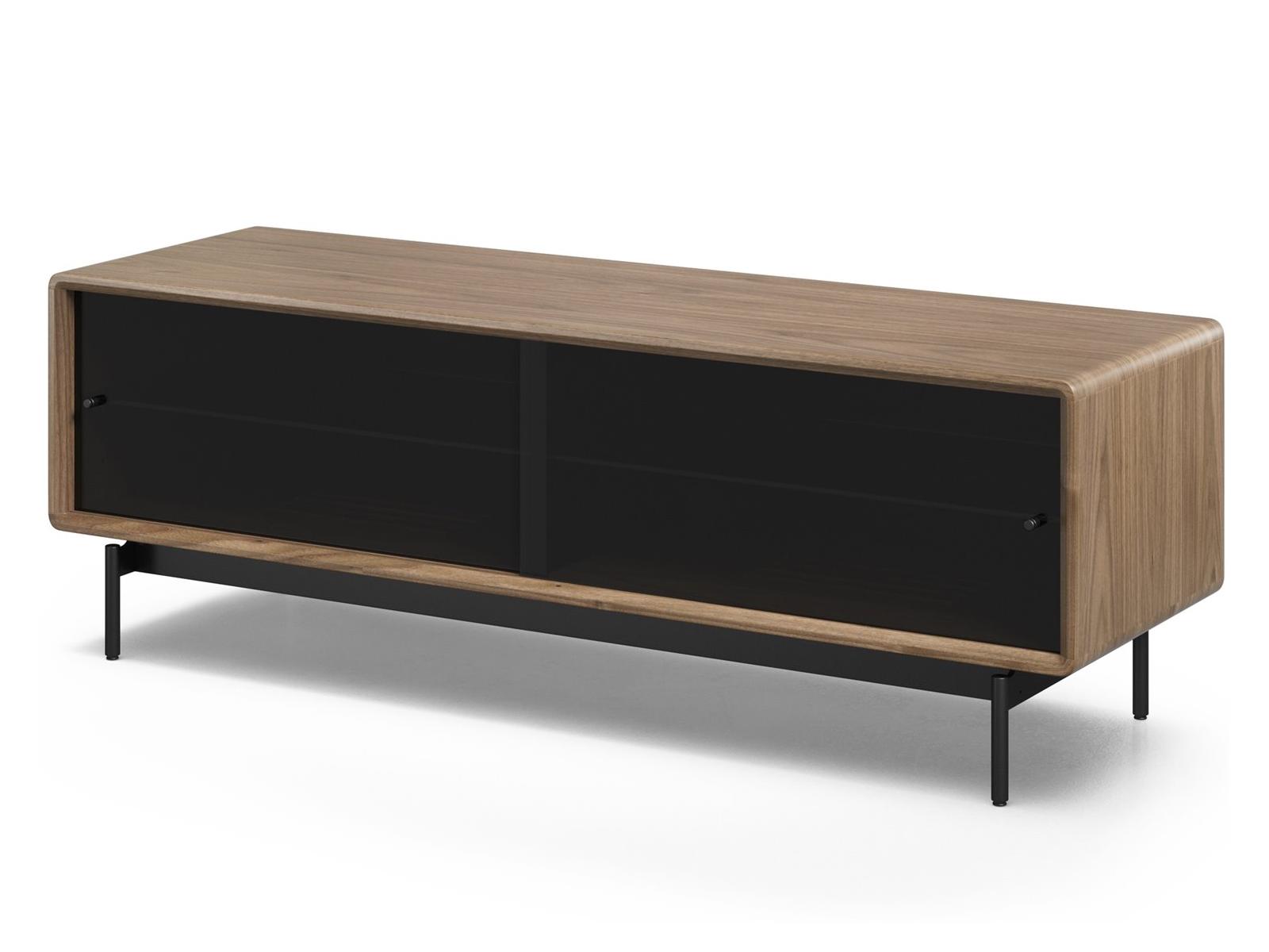 BDI Linq 81" Walnut Wood Natural Media Console