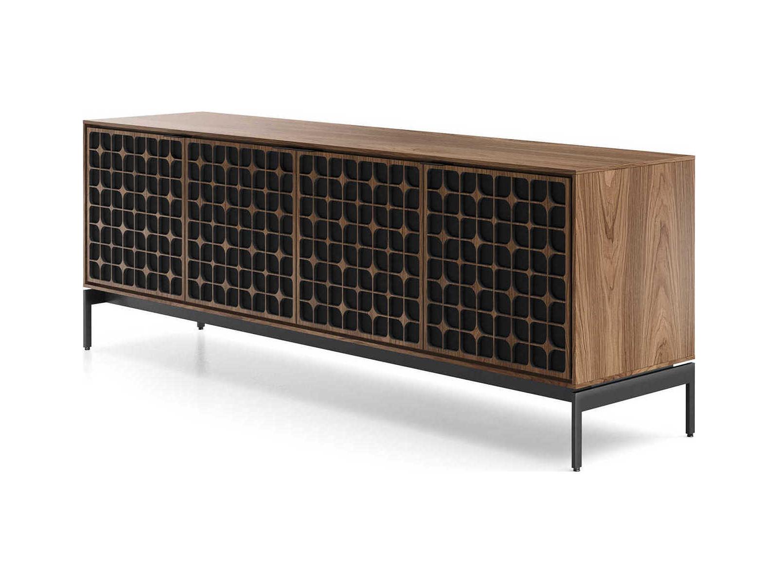 BDI Elements 82" Hardwood Natural Walnut Media Console