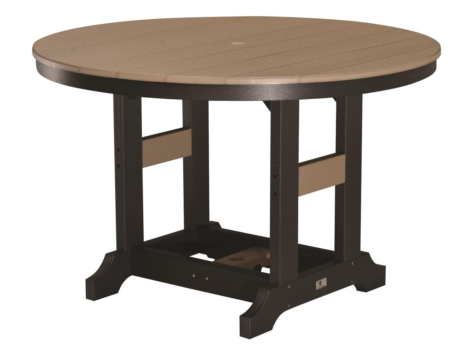 Berlin Gardens Garden Classic Recycled Plastic Round Patio Counter Height Table