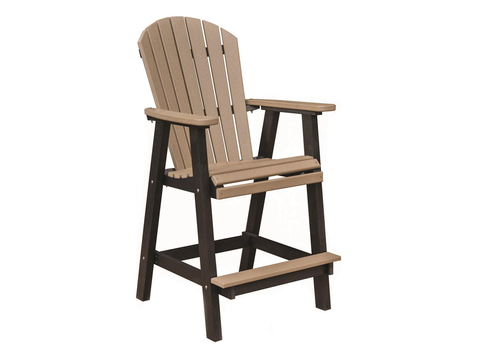 Berlin Gardens Comfo-Back Recycled Plastic Outdoor Bar Chair