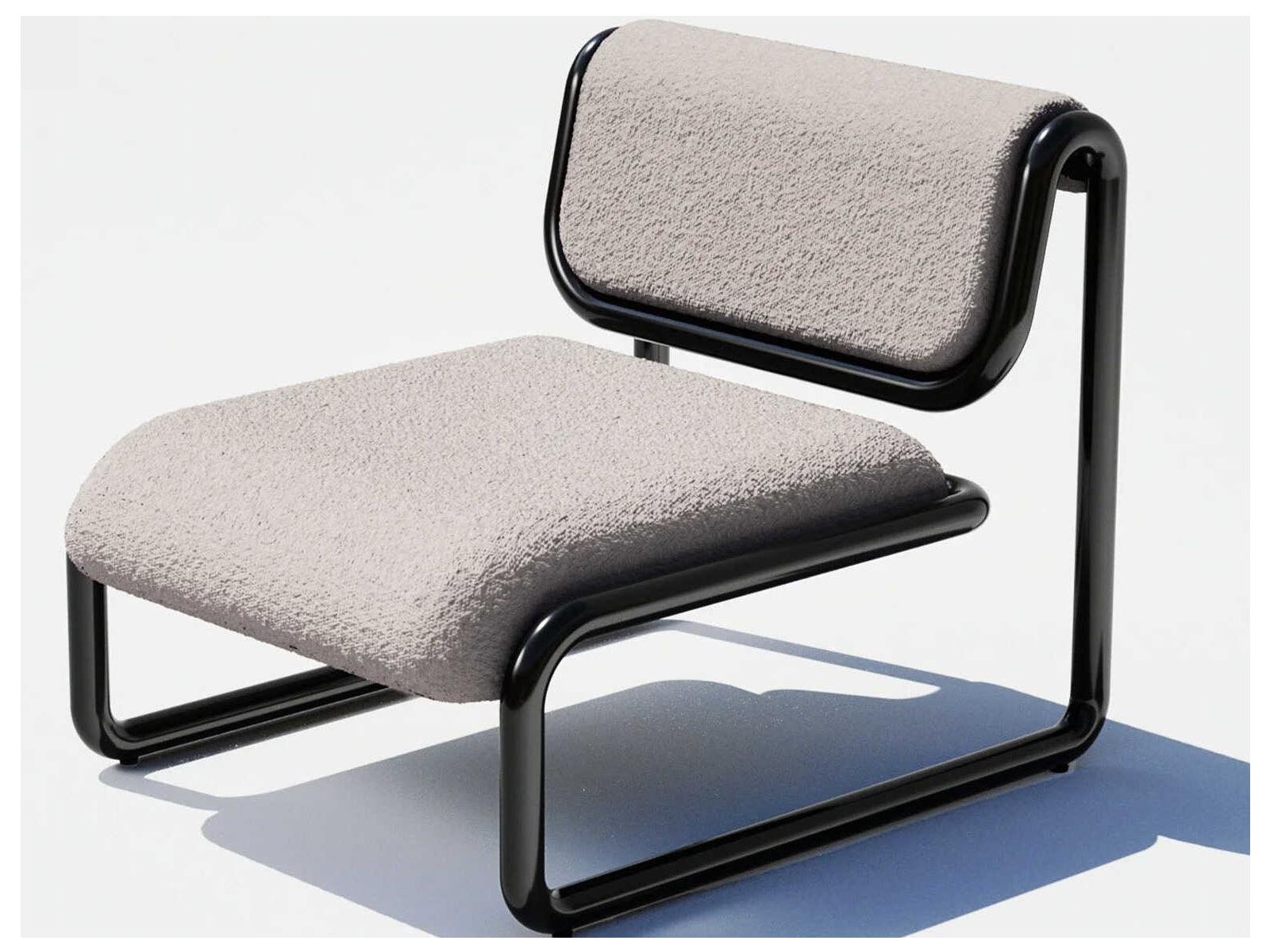 Bend Goods Tube Black Accent Chair