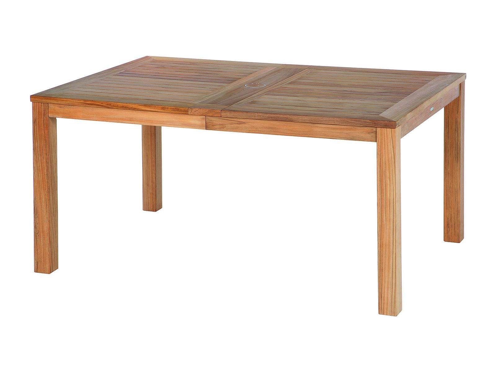 Barlow Tyrie Linear Extending Dining Table - Natural Teak