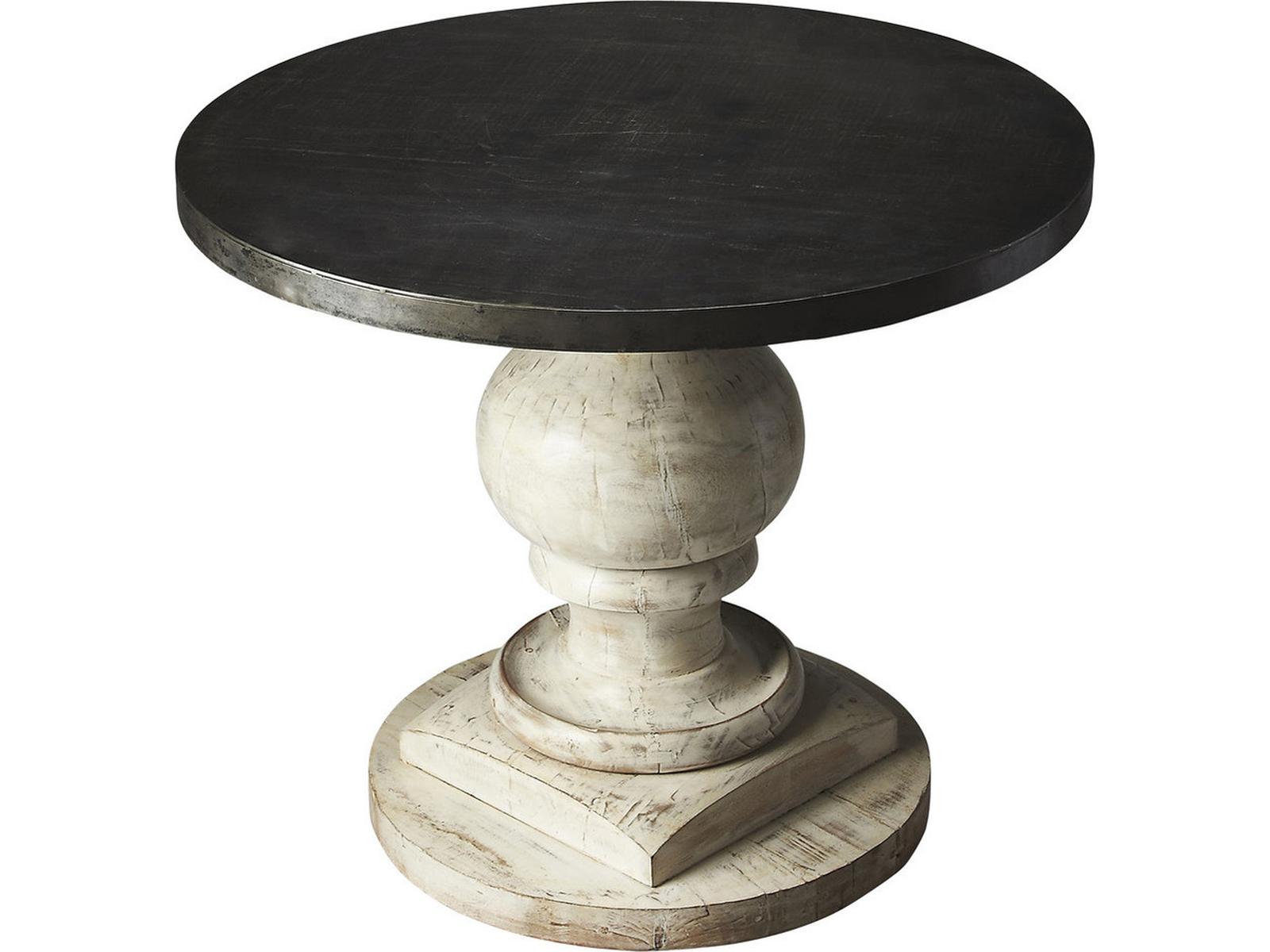 Butler Pompei Round Metal Artifacts End Table