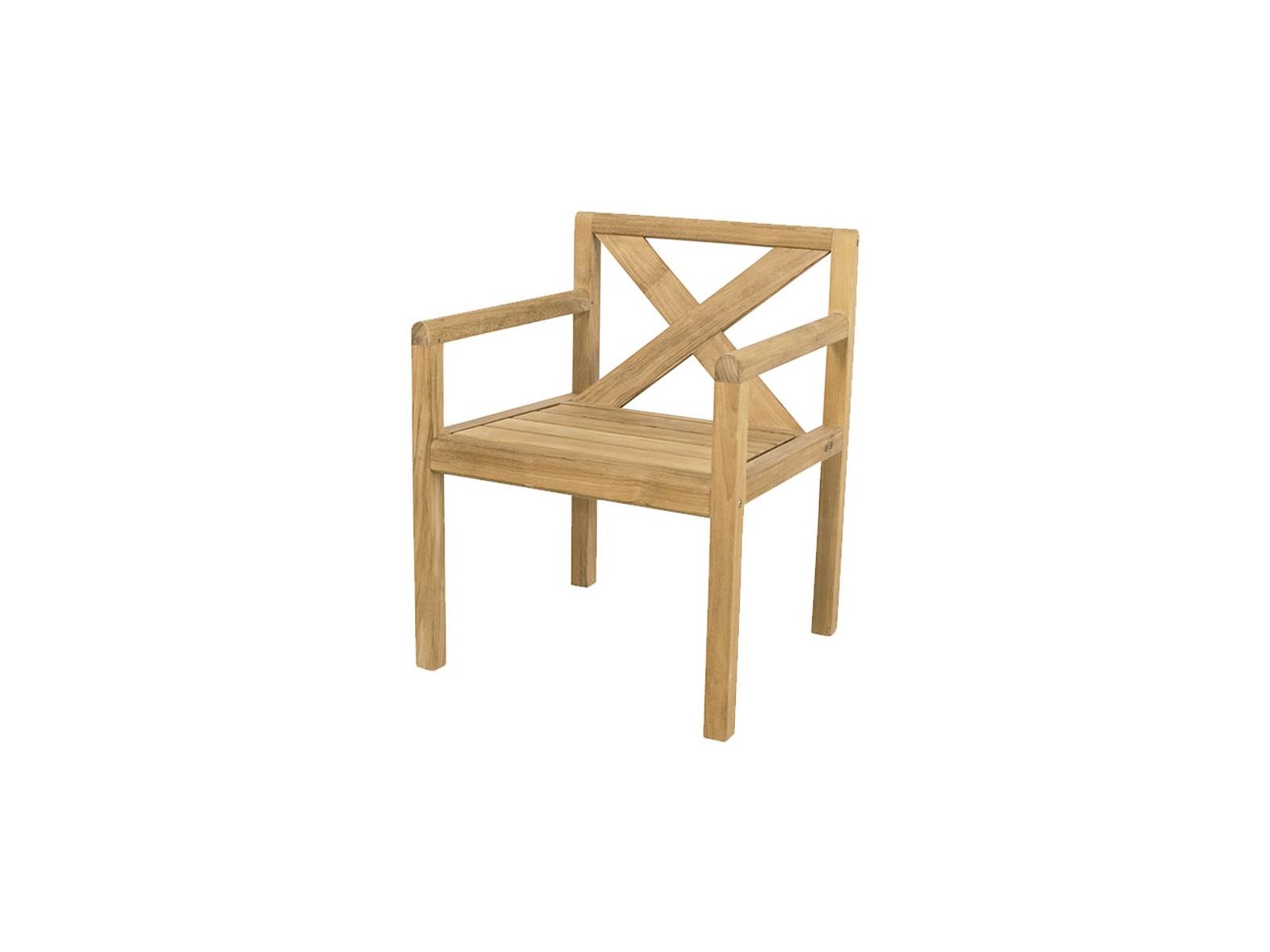 Cane Line Outdoor Grace Teak Dining Arm Chair