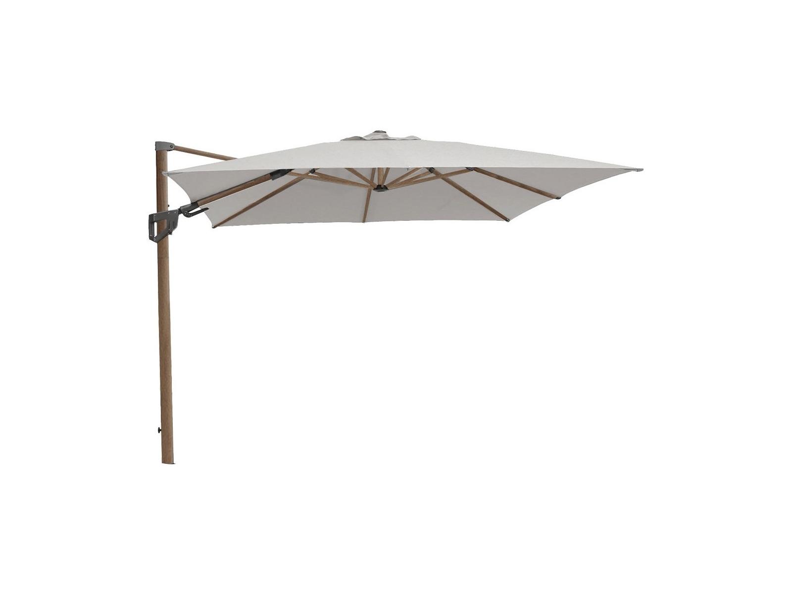 Cane Line Outdoor Hyde Wood Look Aluminium Pole Luxe Tilt Parasol