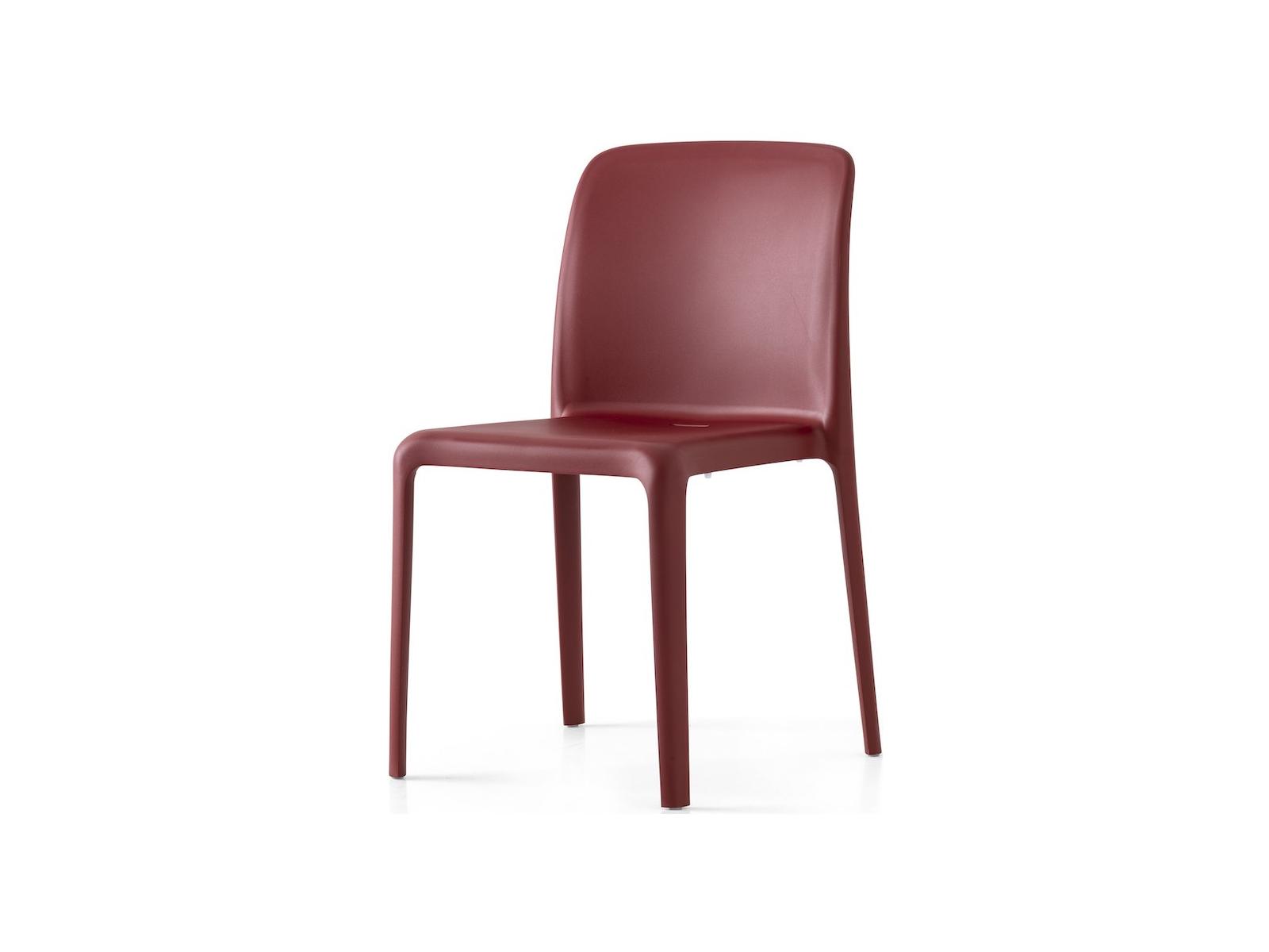 Connubia Baron Red Armless Dining Chair