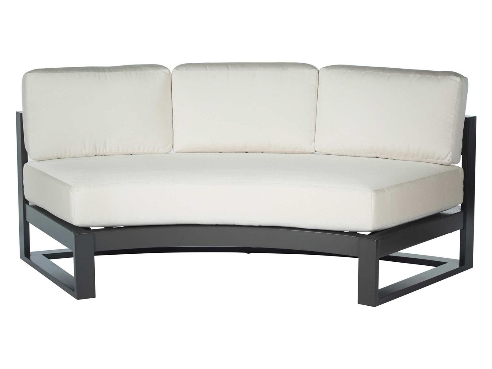Ebel Palermo Aluminum Curved Outdoor Sofa