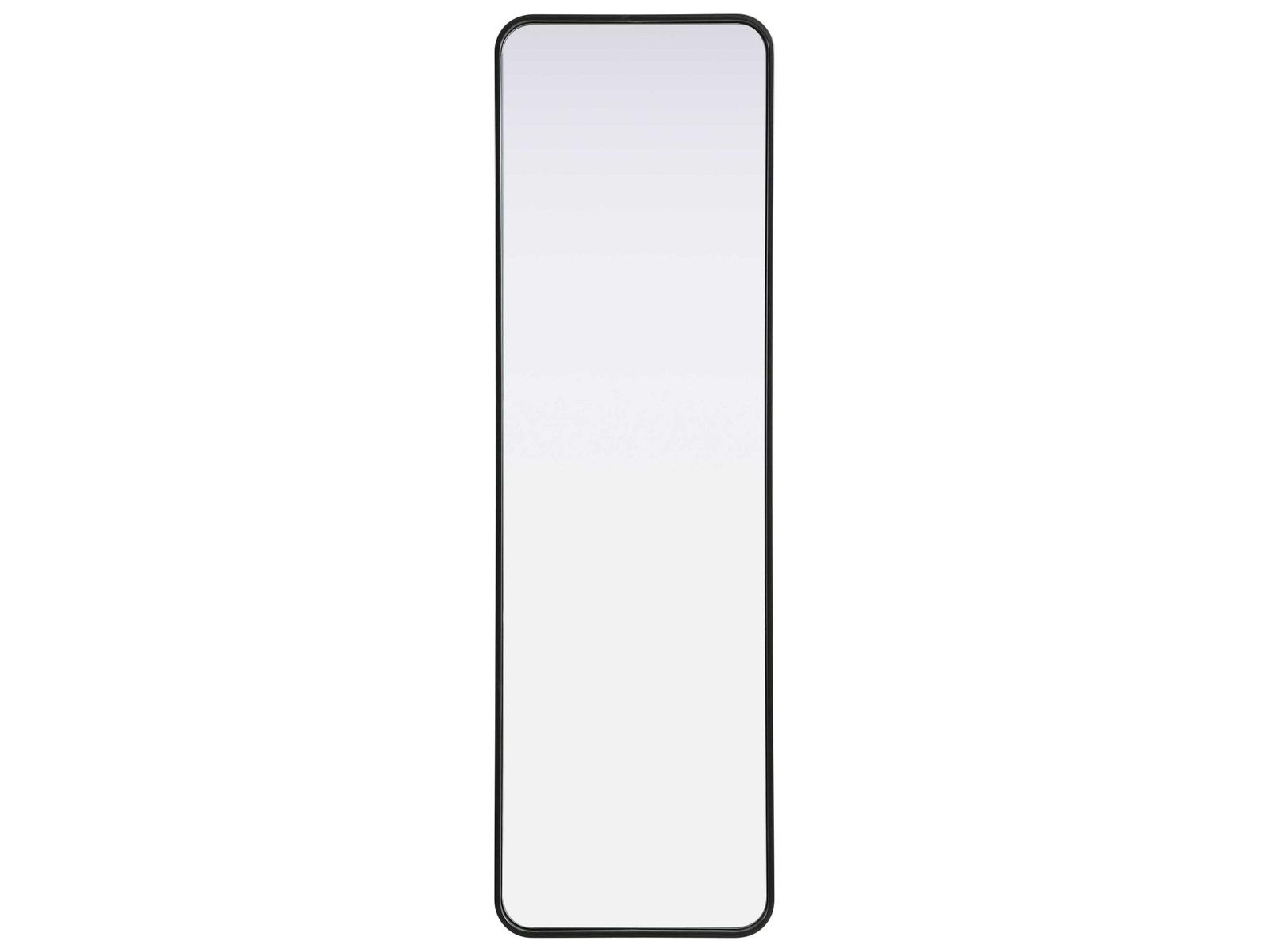Elegant Lighting Remy Black Rectangular Wall Mirror
