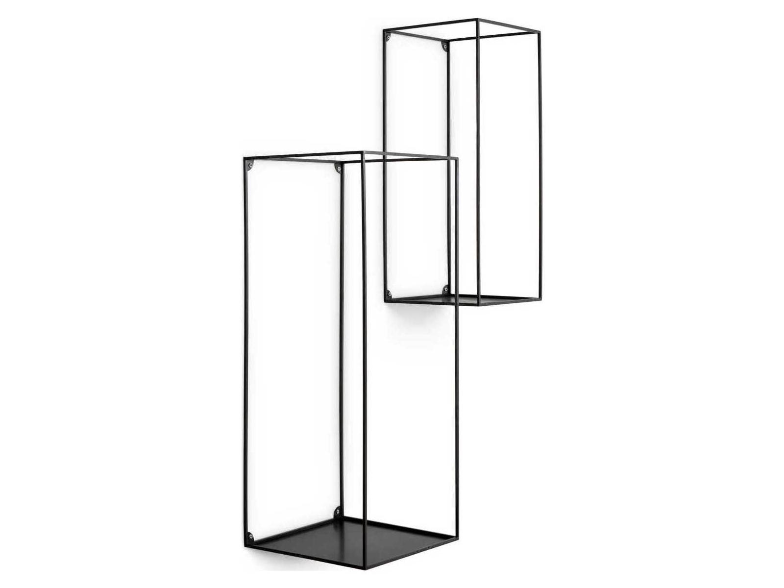 Eichholtz Deco Rectangular Bronze Set of 2 Wall Rack