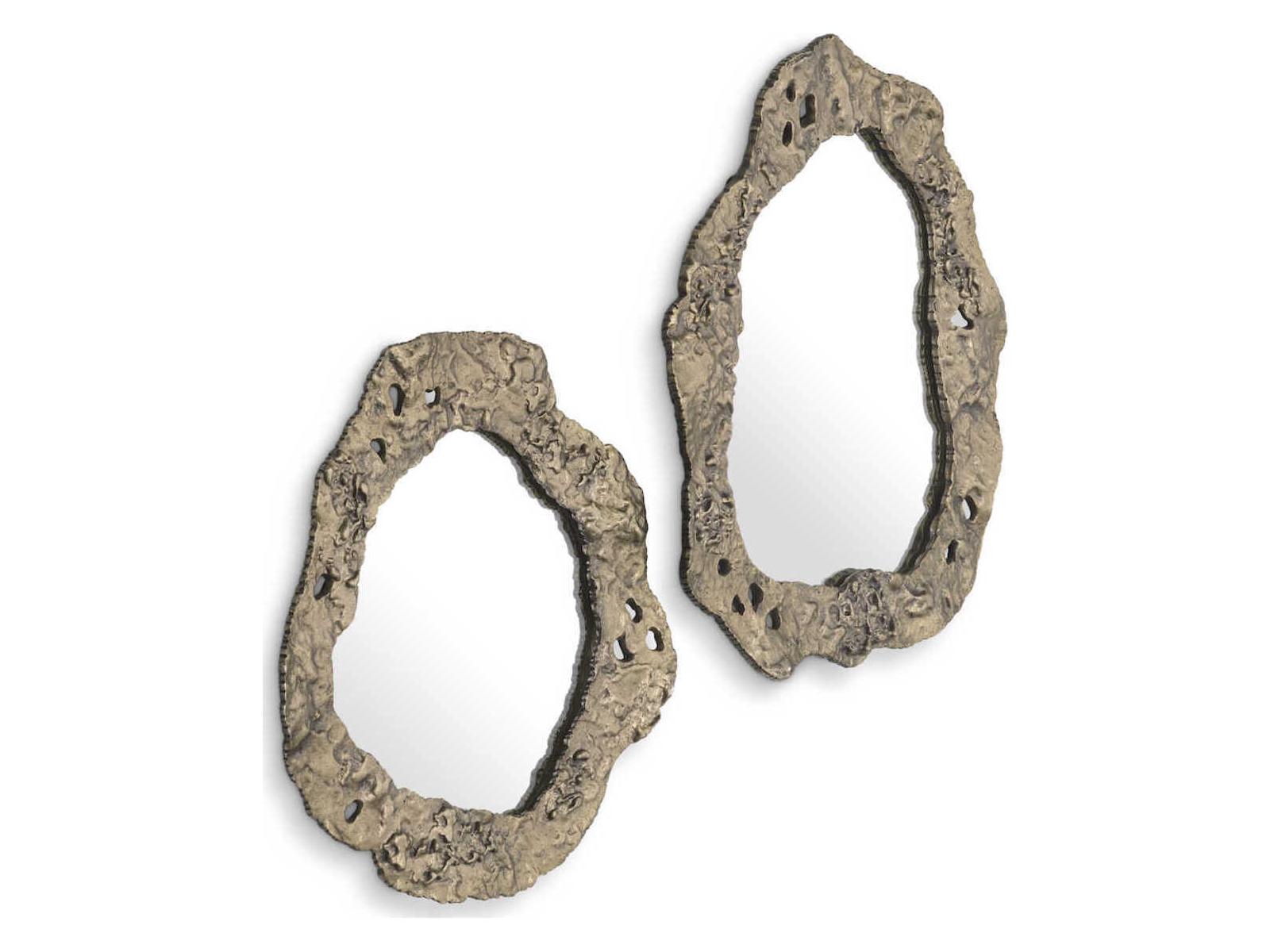 Eichholtz Foggia Antique Brass Set of 2 Mirror
