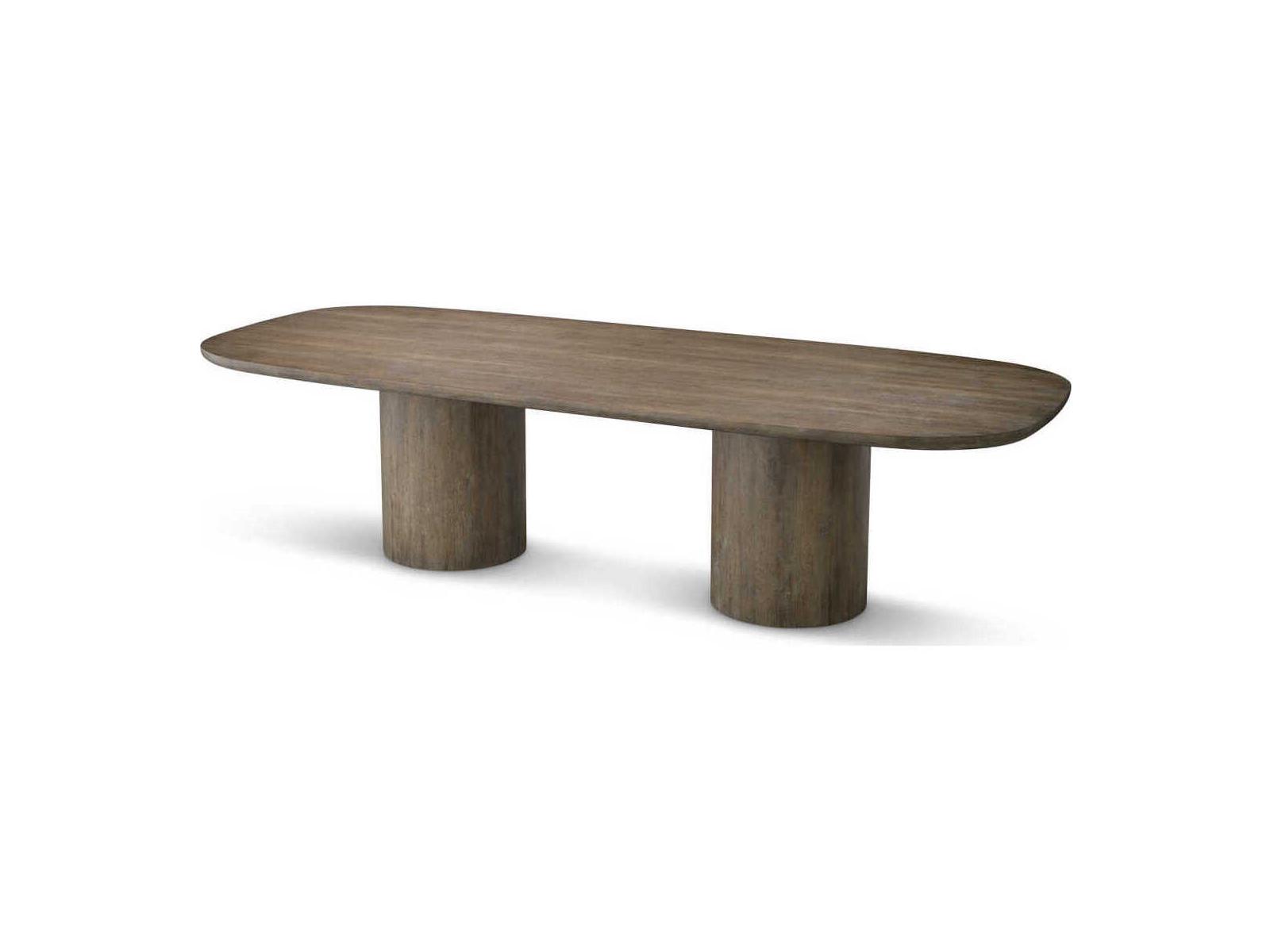 Eichholtz Glenmont Silverstone Oak Veneer Dining Table