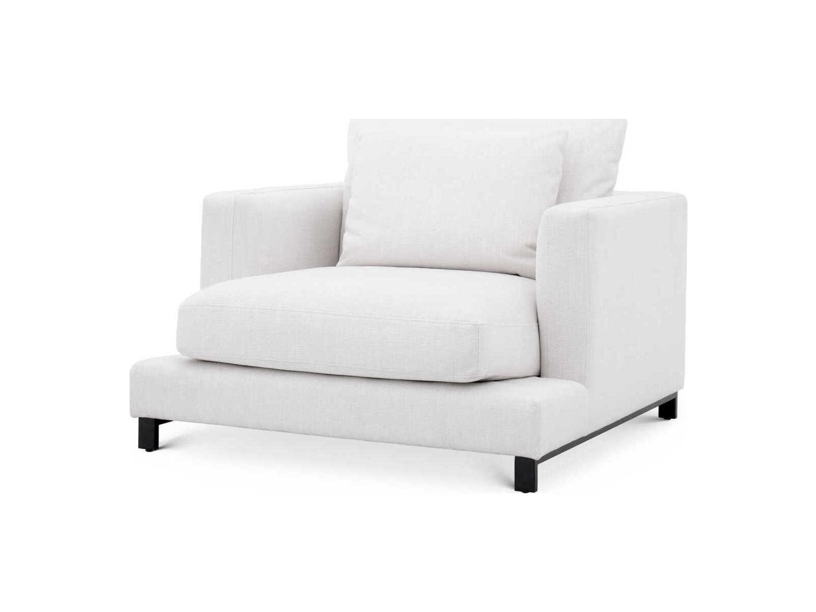 Eichholtz Burbury White Chair and a Half