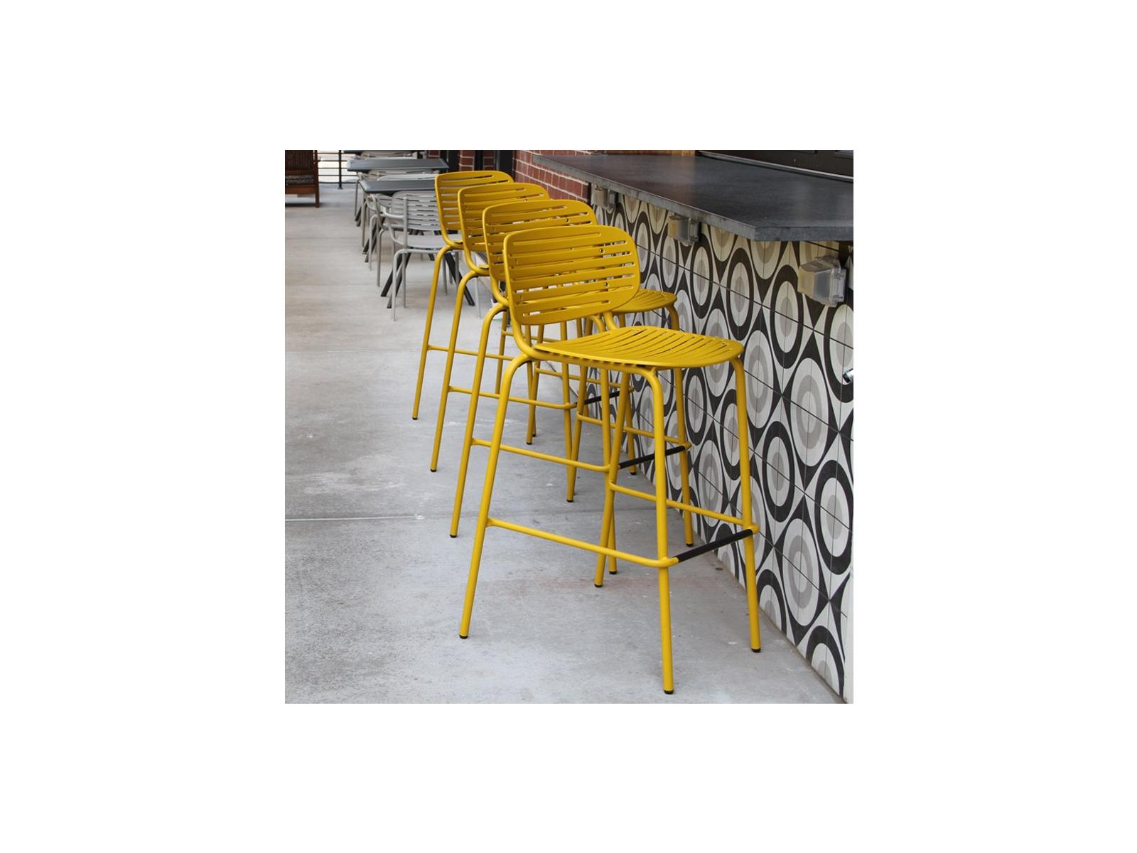EMU Mom Steel Patio Bar Stool Set