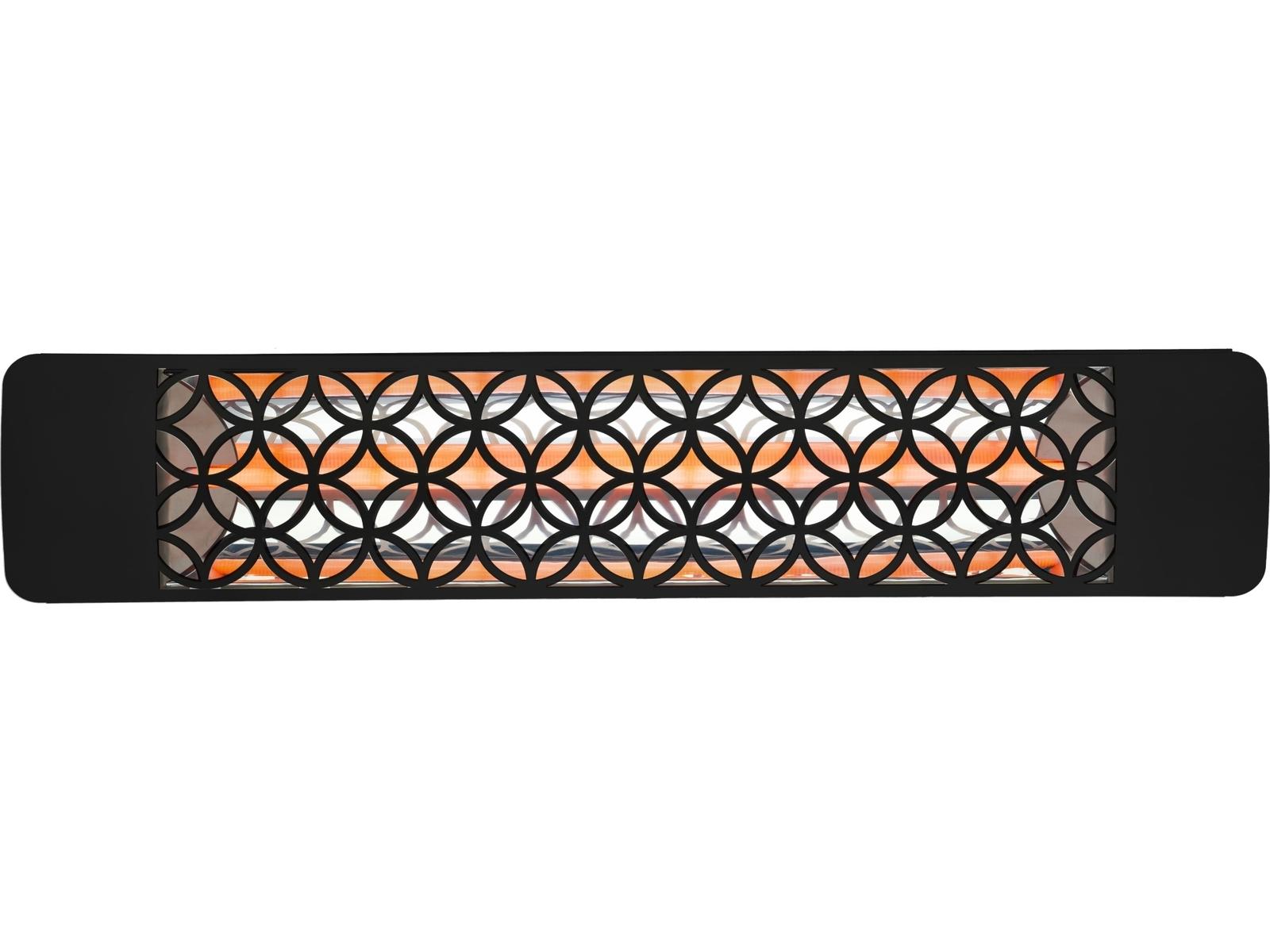 Eurofase Heating 1500 Watt Plug-In Electric Infrared Single Element Outdoor Heater Decor Plate Clover 120V