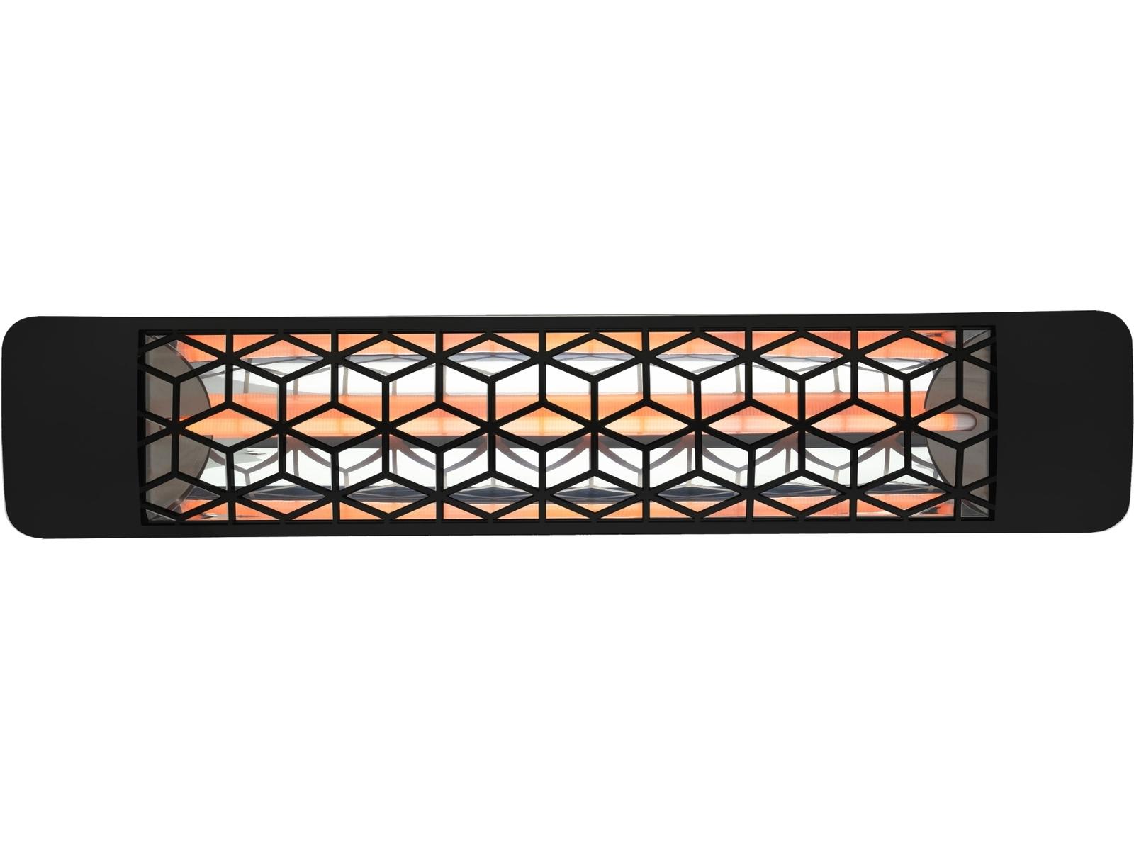 Eurofase Heating 1500 Watt Plug-In Electric Infrared Single Element Outdoor Patio Heater Decor Plate Stella 120V