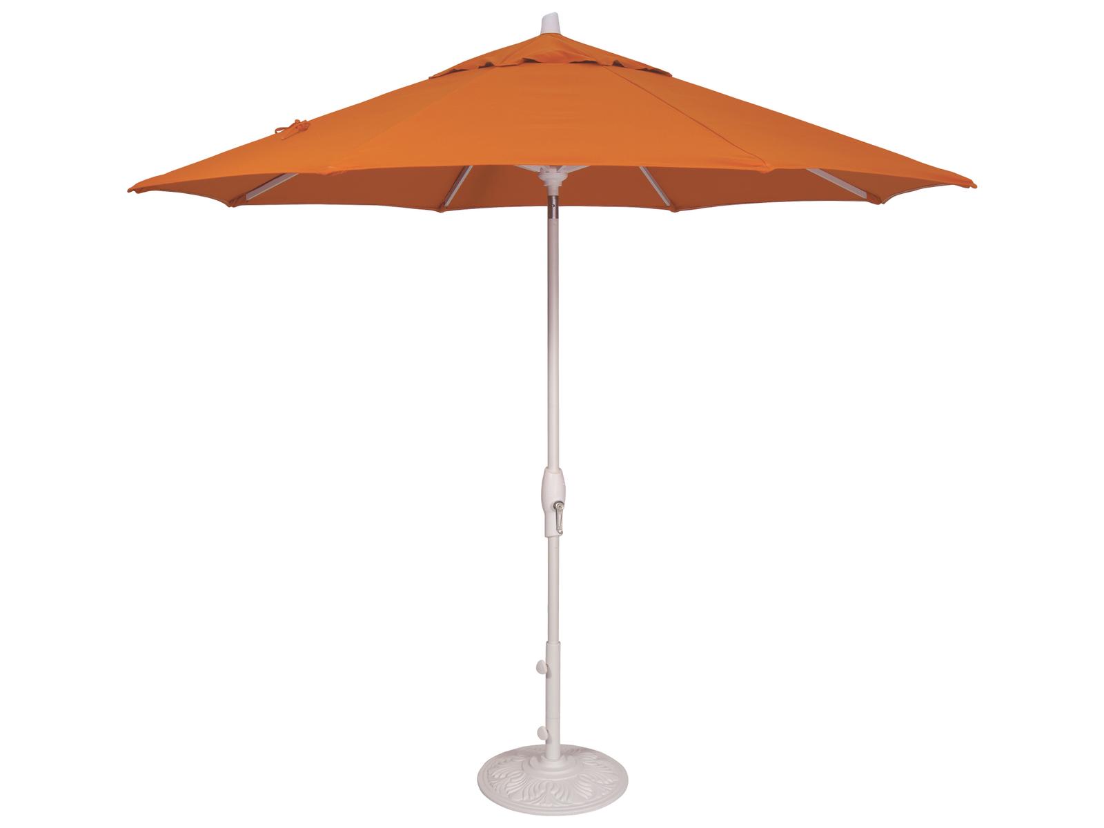 9 foot patio umbrella tilt Outsunny Garden Umbrella: 9ft, Blue Stripe with Crank and Ruffled Design for Deck and Pool Shade and Navy Blue BrylaneHome 9 Ft. Tilt-N-Crank Umbrella