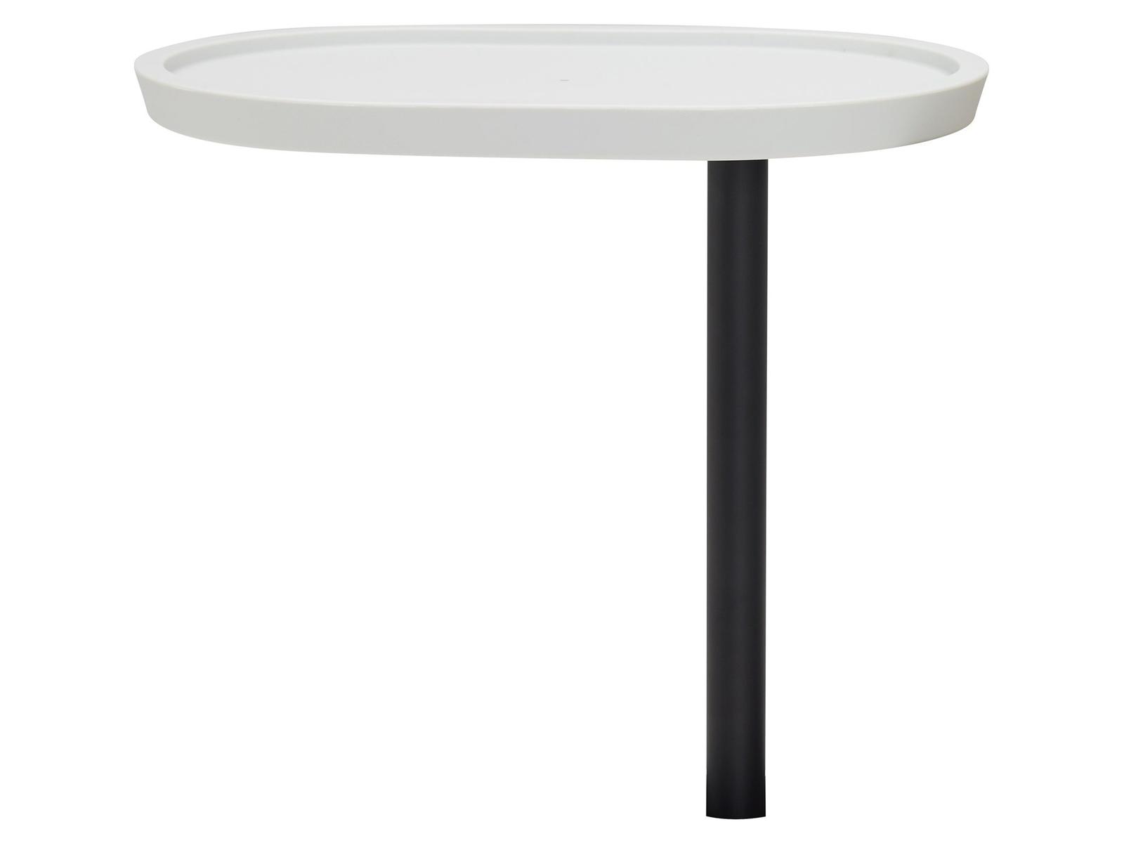 Fatboy Outdoor Brick Buddy Oval End Table in Light Grey