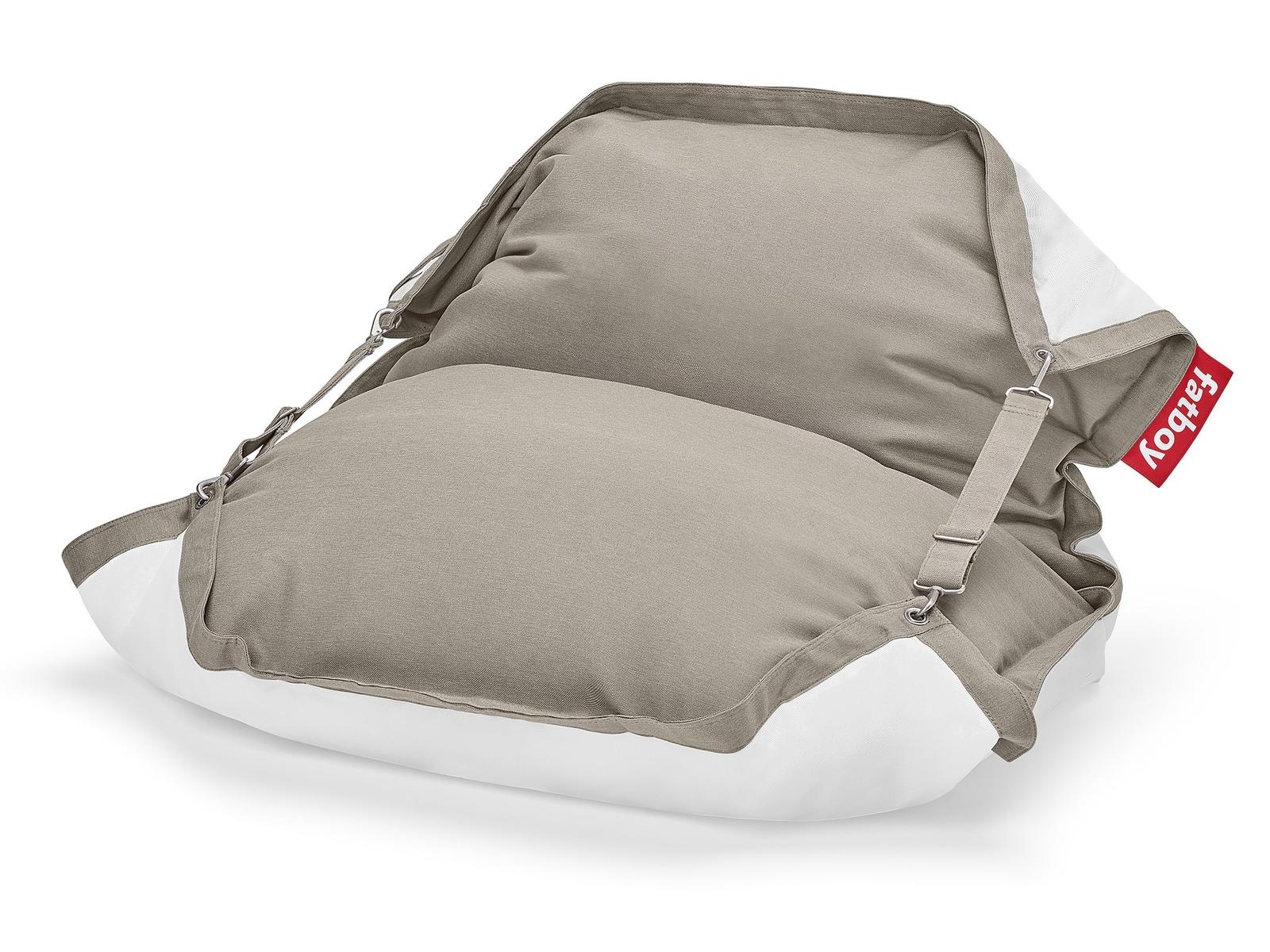 Fatboy Outdoor Original Floatzac Floating Bean Bag Lounge Chair in Grey Taupe