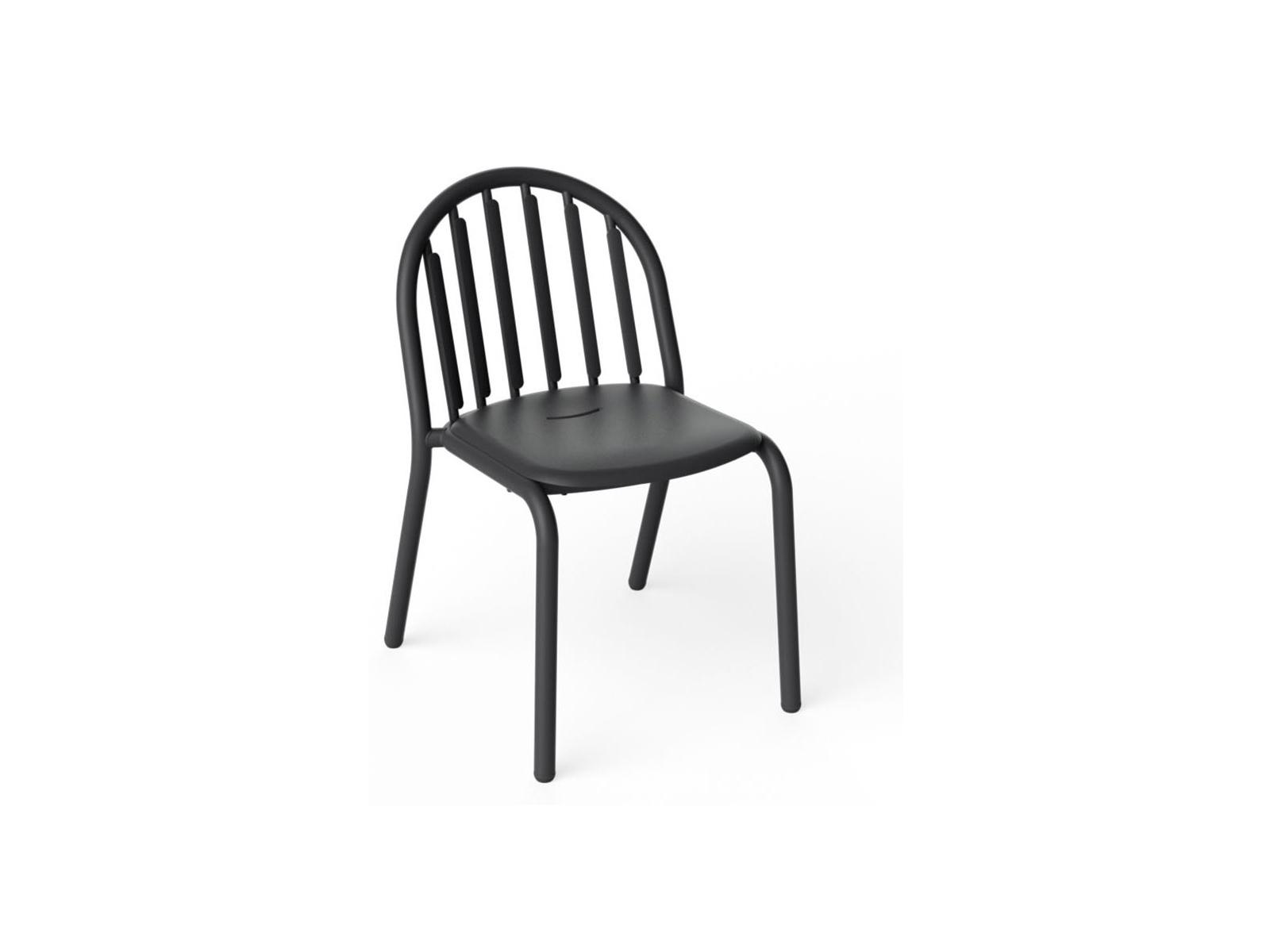 Fatboy Outdoor Fred's Stackable Side Chair in Anthracite