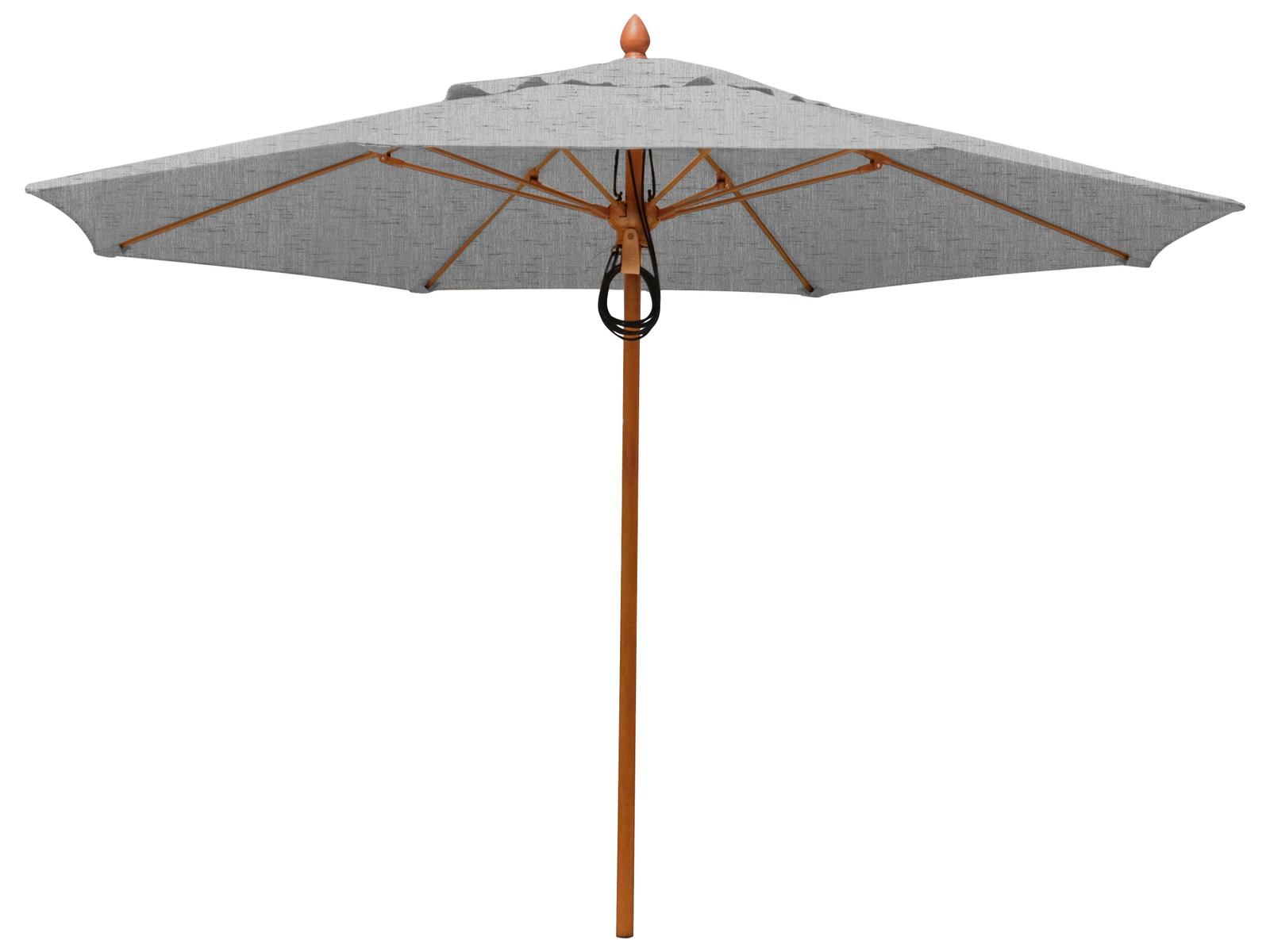 fiberbuilt patio umbrella 7.5' Hex 6 Rib Push Up Champagne Bronze with Natural Spun Poly Canopy : Patio, Lawn & Garden table and freestanding applications. Fiberbuilt Home 7mppcb-8601 7.5 ft.