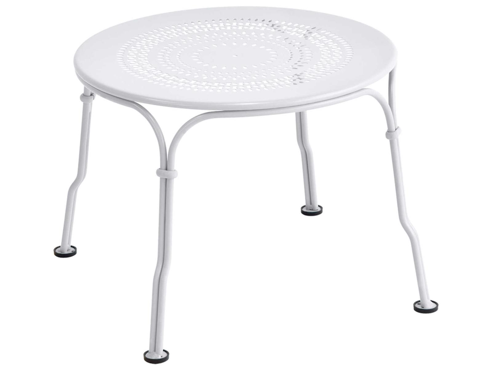 Fermob 1900 Steel Round End Table