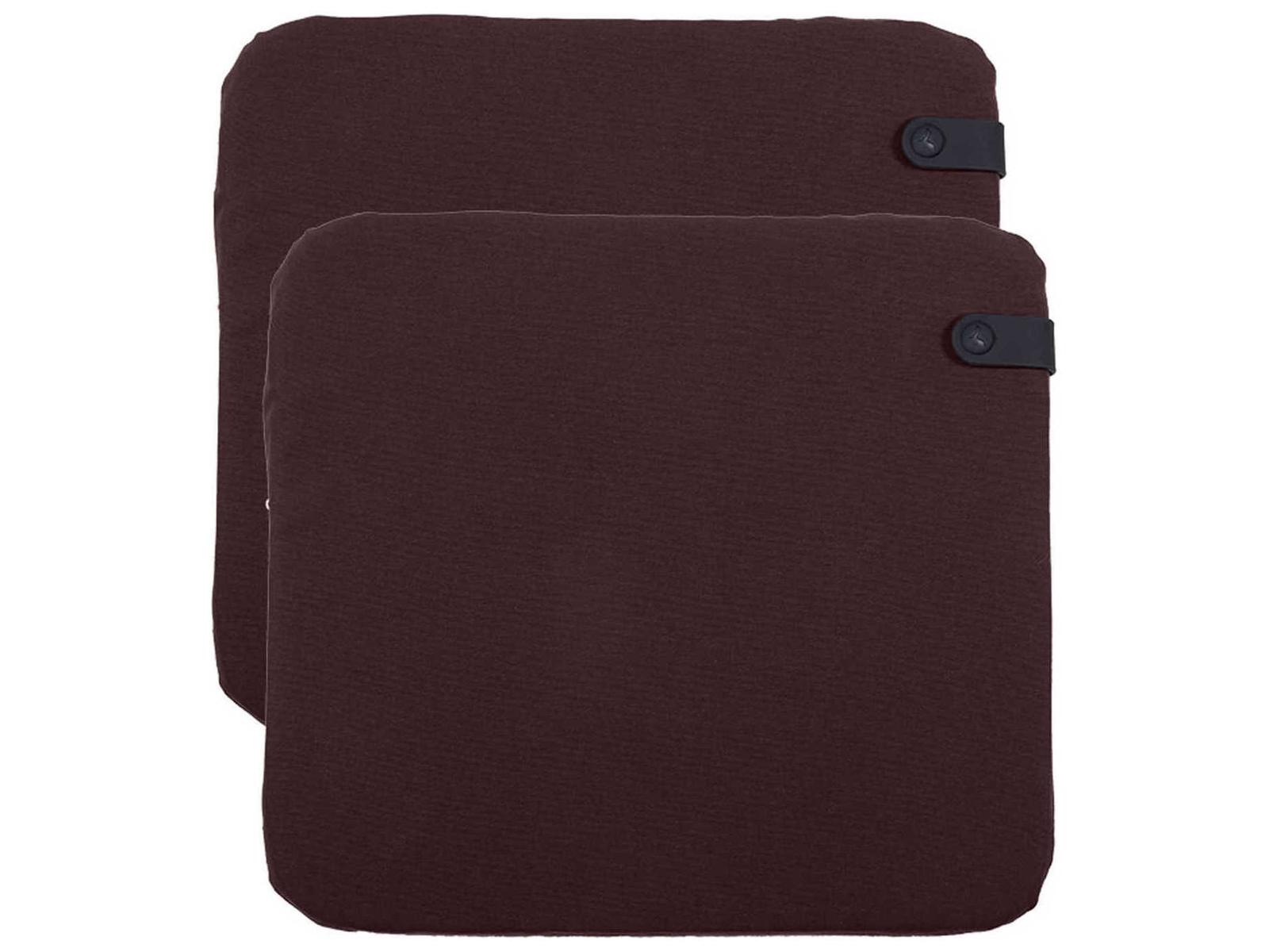 Fermob Color Mix Burgundy Patio Cushion Set of 2