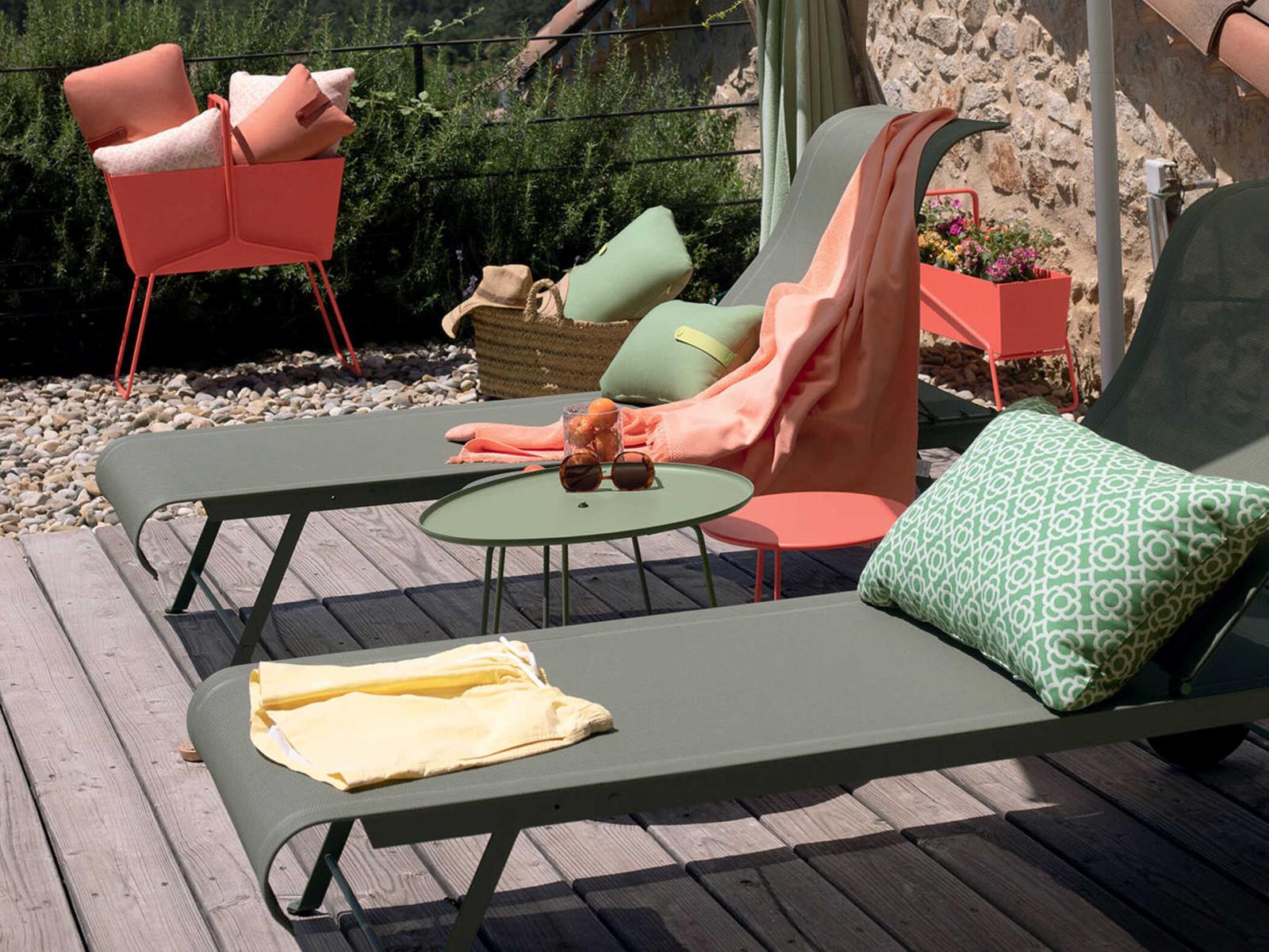 Fermob Dune Steel Sling Lounge Set