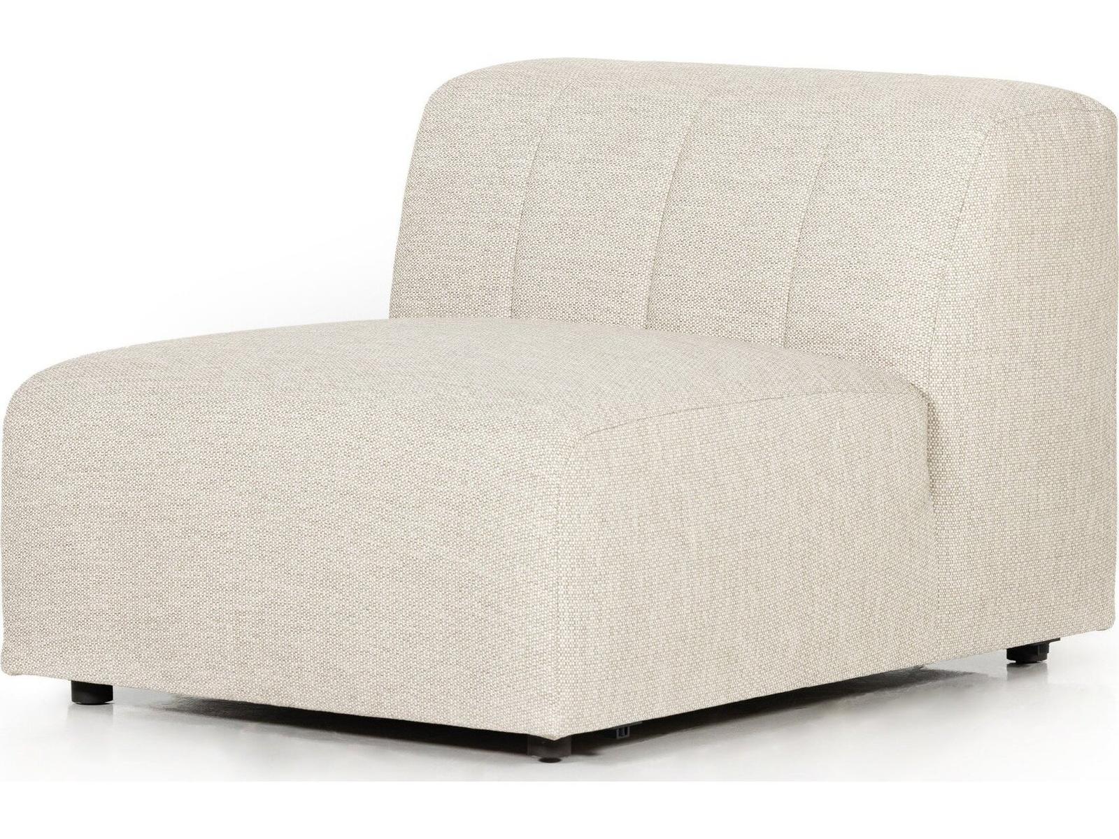 Four Hands Outdoor Solano Faye Sand Armless Lounge Chair
