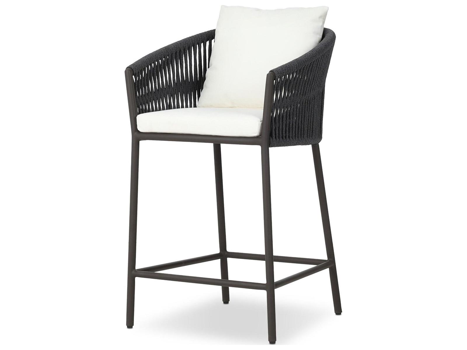 Four Hands Outdoor Porto Stool Bronze Counter