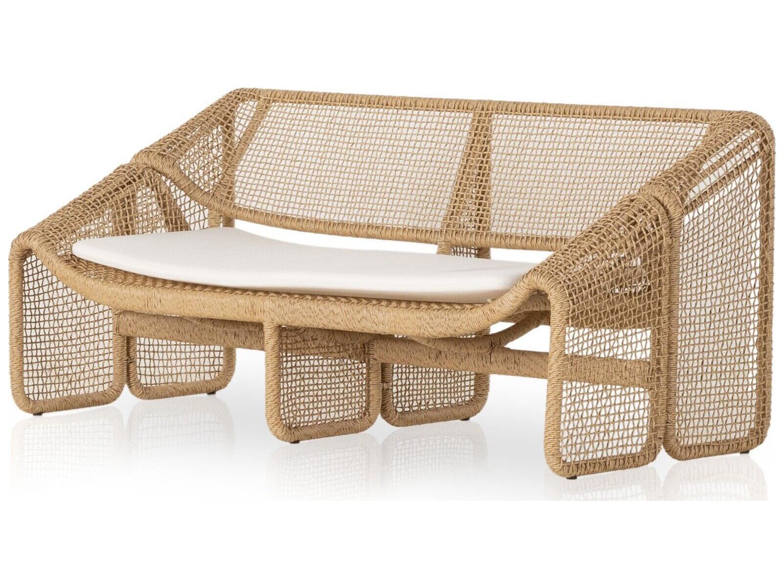 Four Hands Outdoor Selma Sofa Faux Hyacinth