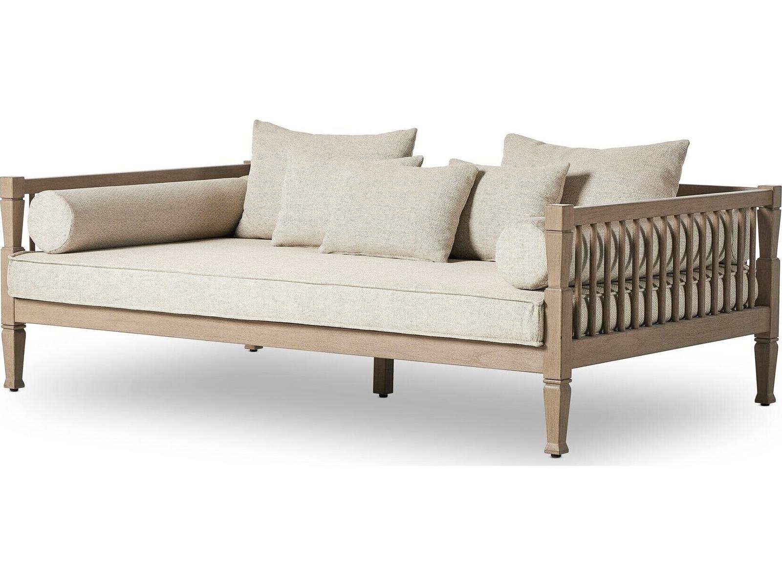 Four Hands Outdoor Amero Sofa 86'' Washed Brown