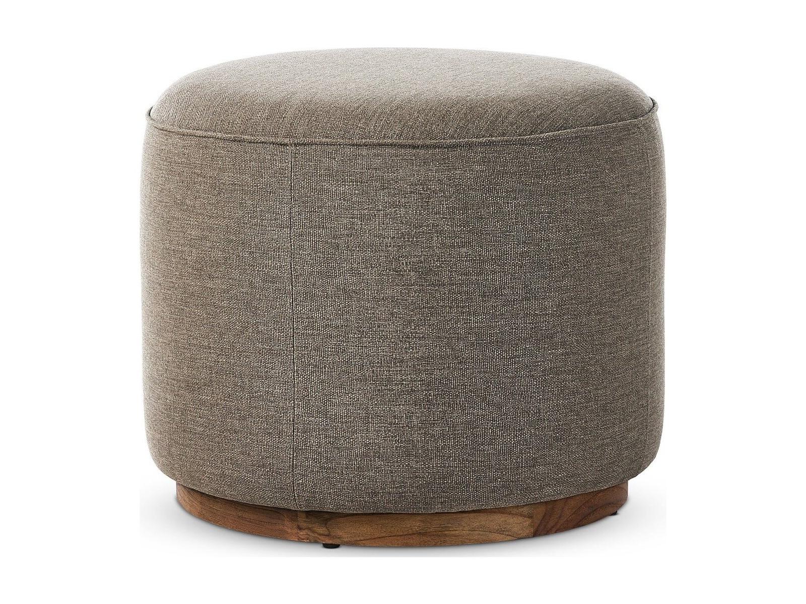 Four Hands Outdoor Sinclair Ottoman Stained Saddle Brown