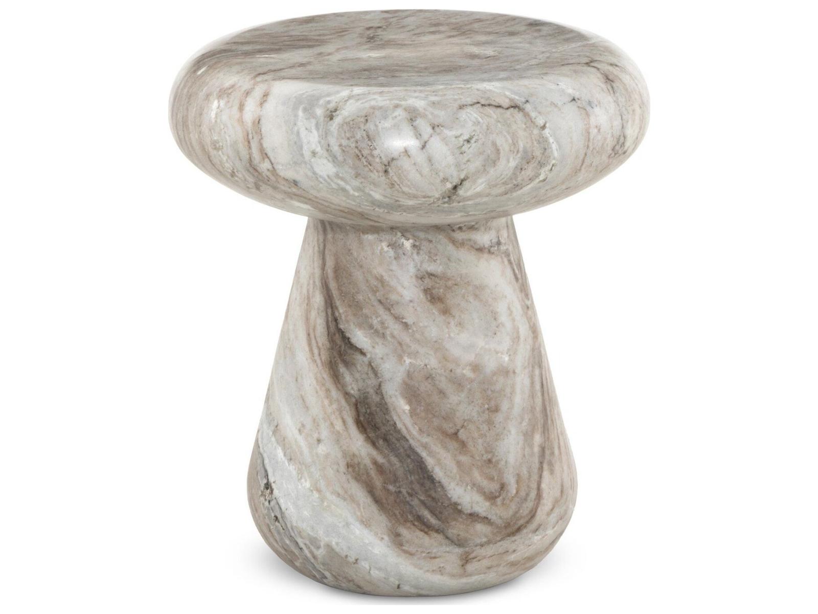 Four Hands Outdoor Pablo End Table Sawar Marble