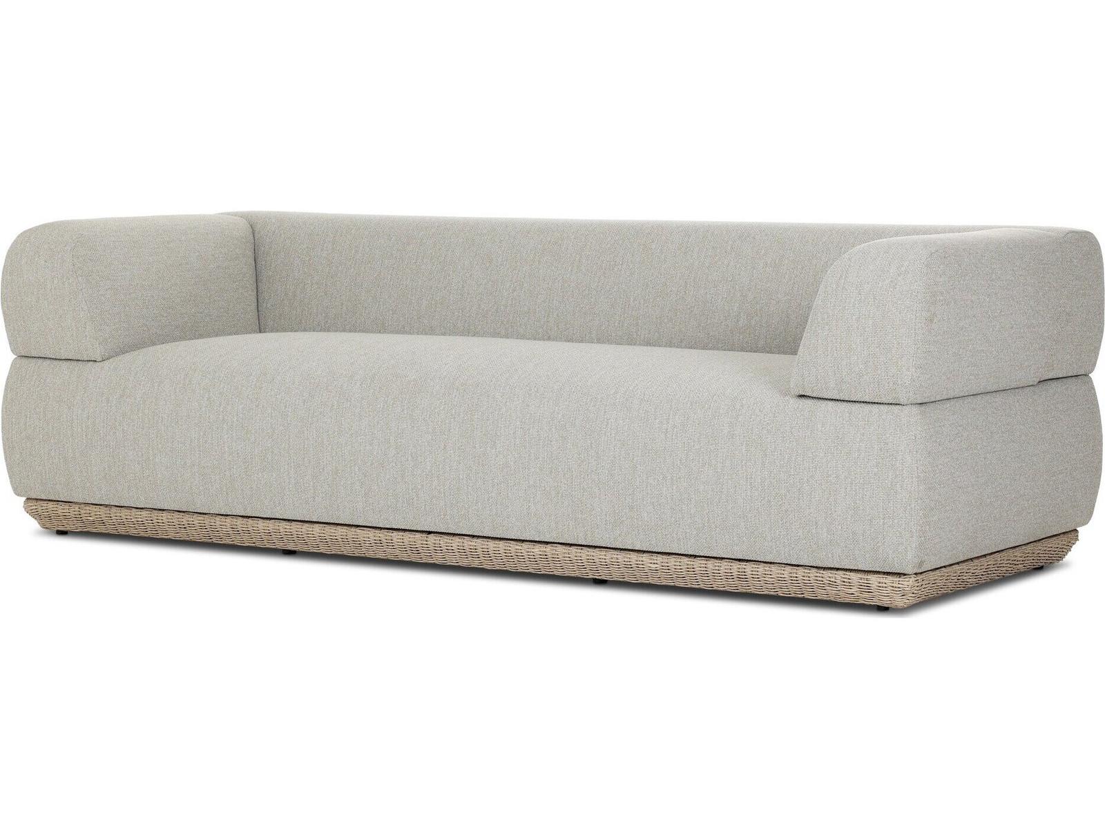 Four Hands Outdoor Evander Sofa 96" Ramiro Ecru